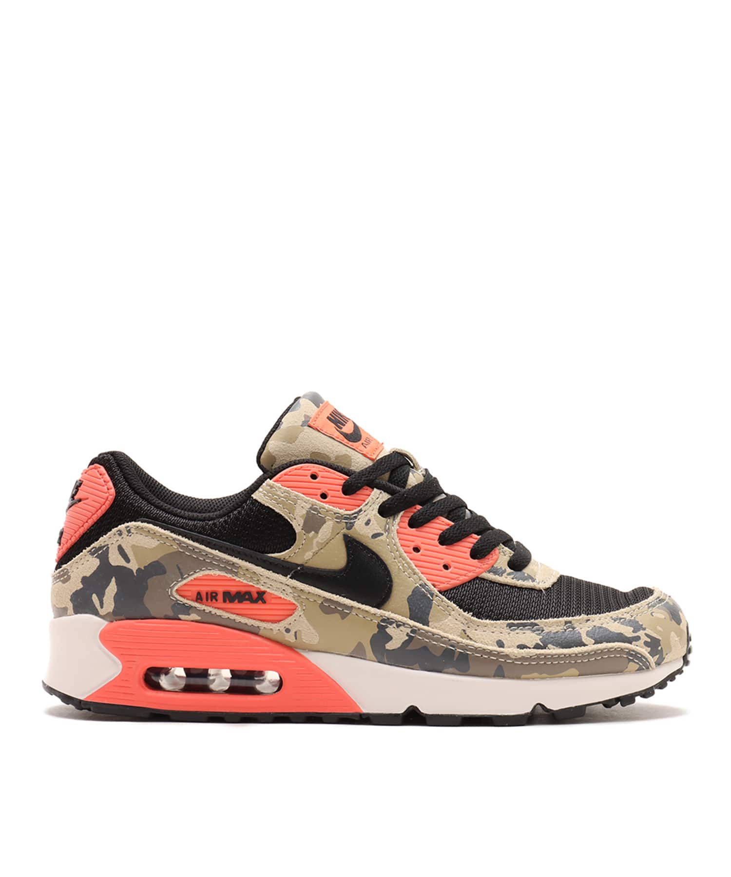 NIKE AIR MAX 90 PRM LT KHAKI/BLACK-MAGIC EMBER-MINK BROWNの画像