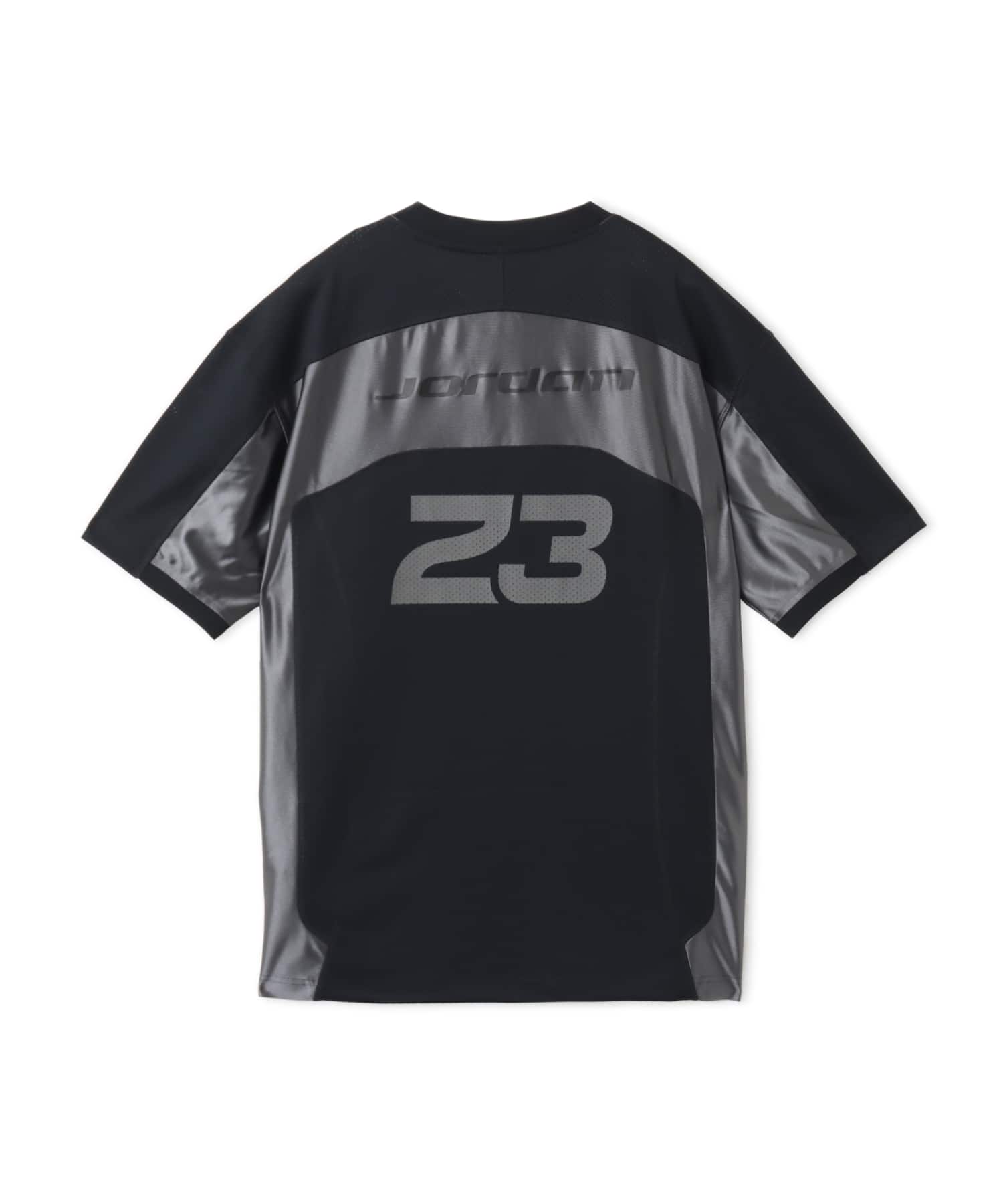 JORDAN BRAND M J FLT JERSEY SS TOP BLACK/IRON GREY/(BLACK)の画像