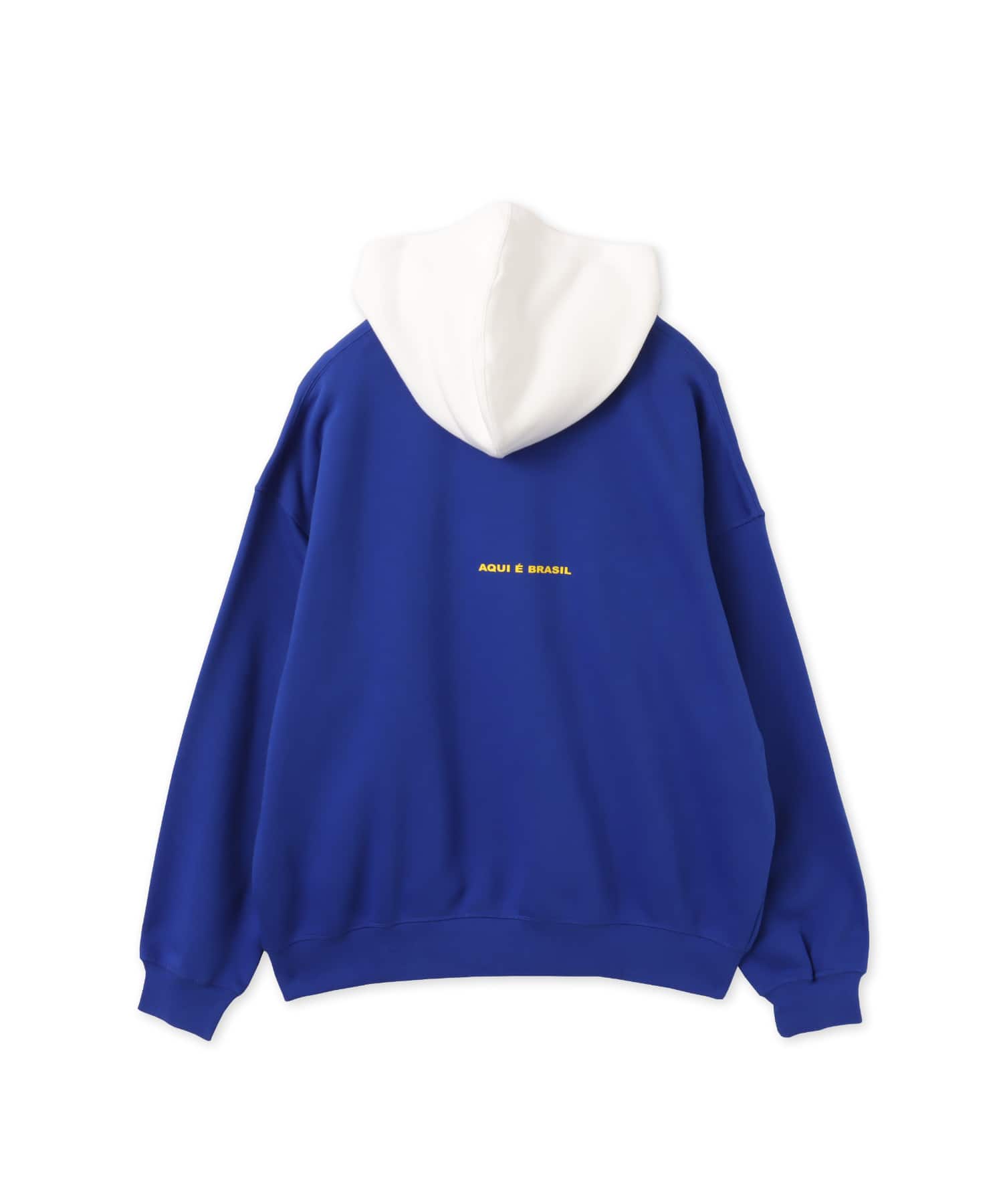 JORDAN BRAND M J BRK FLC PO HOODIE P6 OLD ROYAL/WHITEの画像