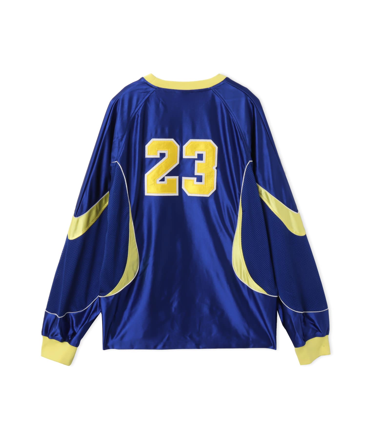 JORDAN BRAND M J STMT GOALIE TOP P6 OLD ROYAL/YELLOW PULSEの画像
