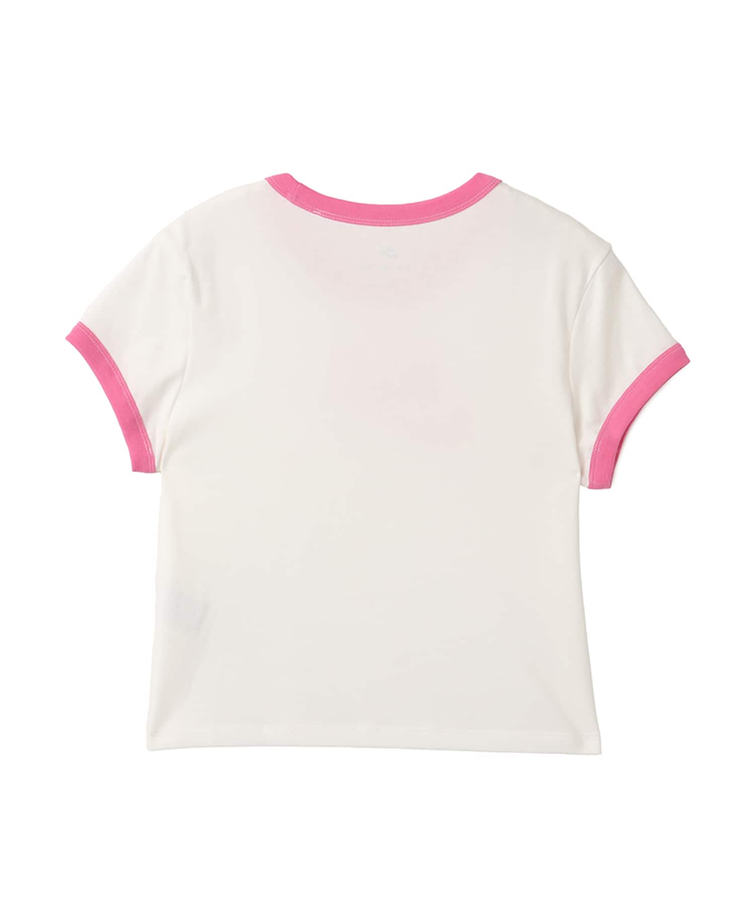 NIKE AS W NSW SS RINGER TEE VNTG RU WHITE/PLAYFUL PINKの画像