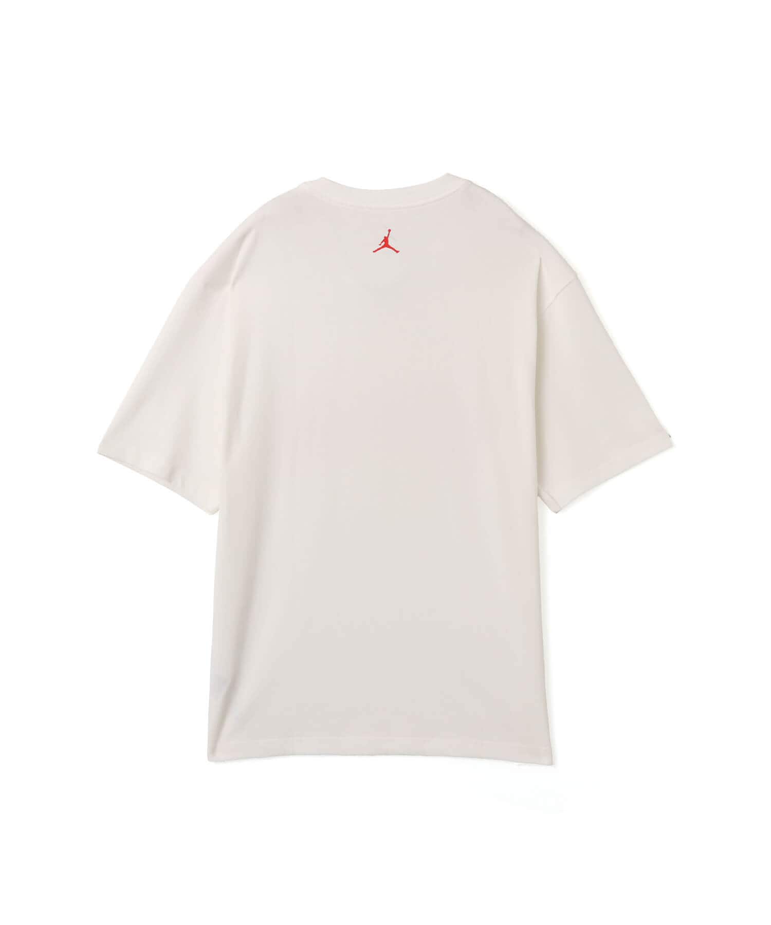 JORDAN BRAND M J GFX SS CREW JT WHITE/UNIVERSITY REDの画像