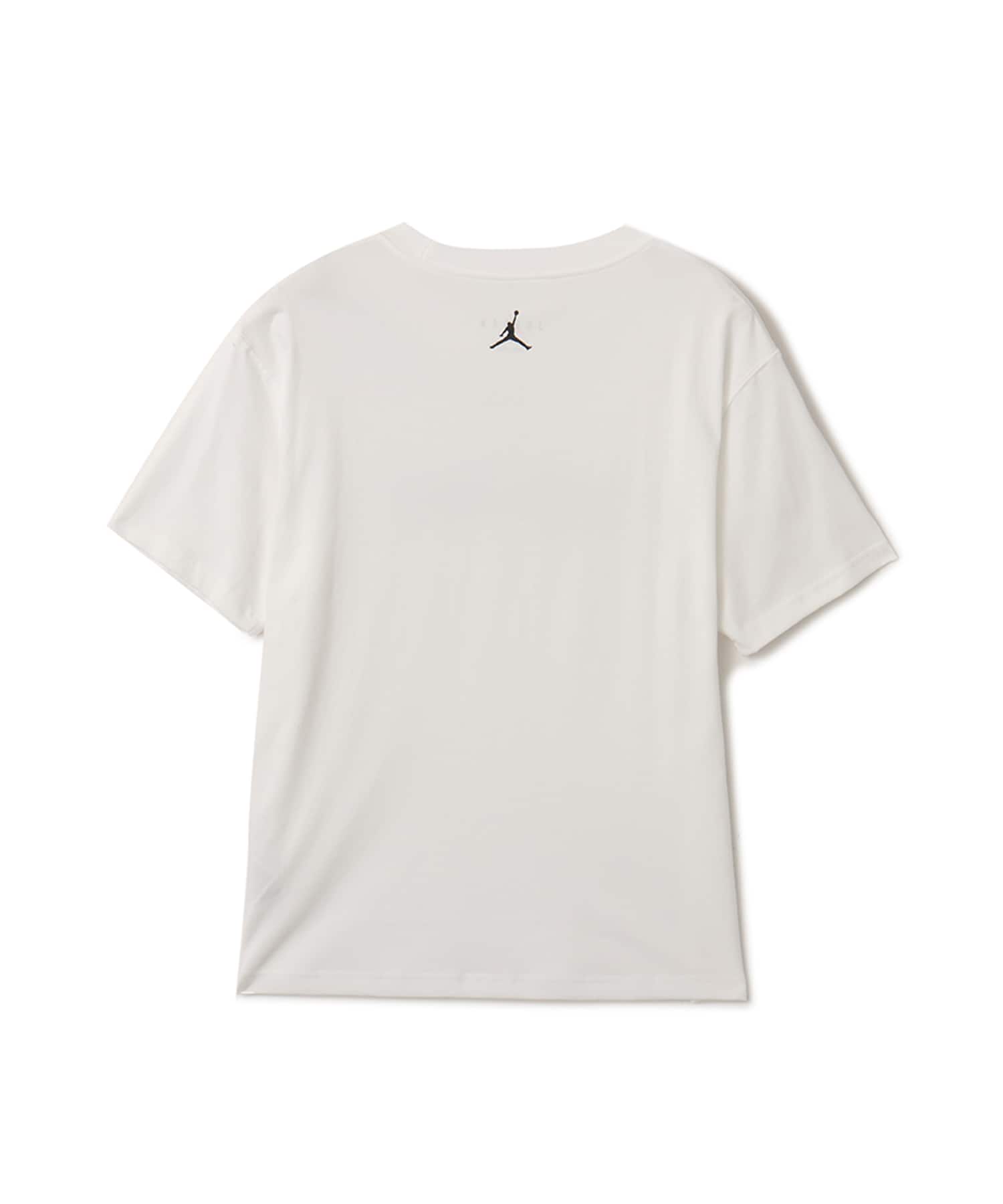 JORDAN BRAND AS W J BRK SS GF GFX TEE VINE WHITE/BLACKの画像