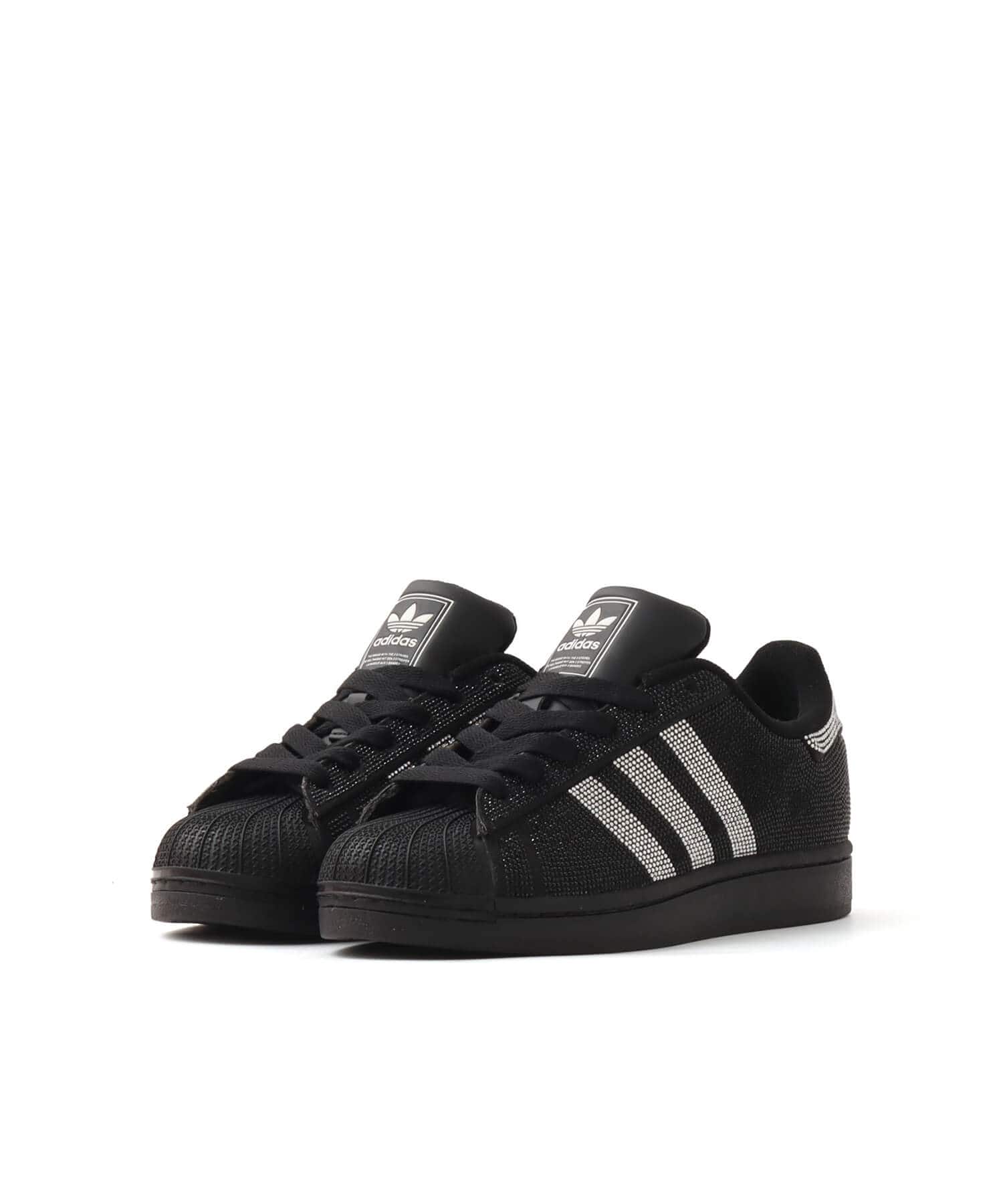 adidas SUPERSTAR II W CBLACK/SILVMT/OWHITEの画像