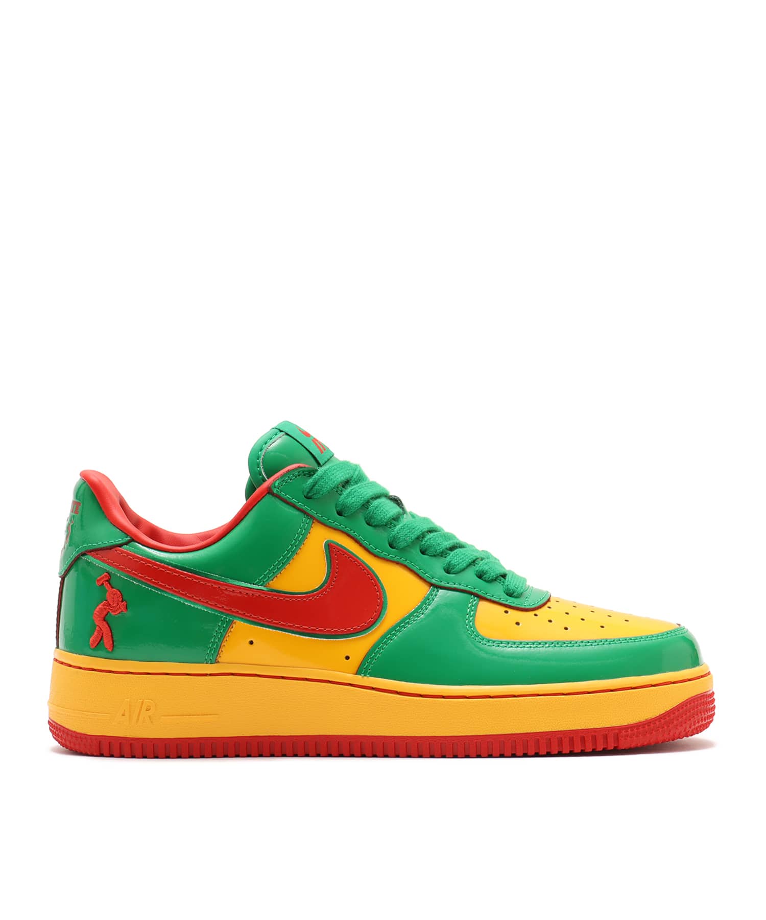 NIKE US FORCE 1 LUCKY GREEN/MYSTIC RED-UNIVERSITY GOLDの画像