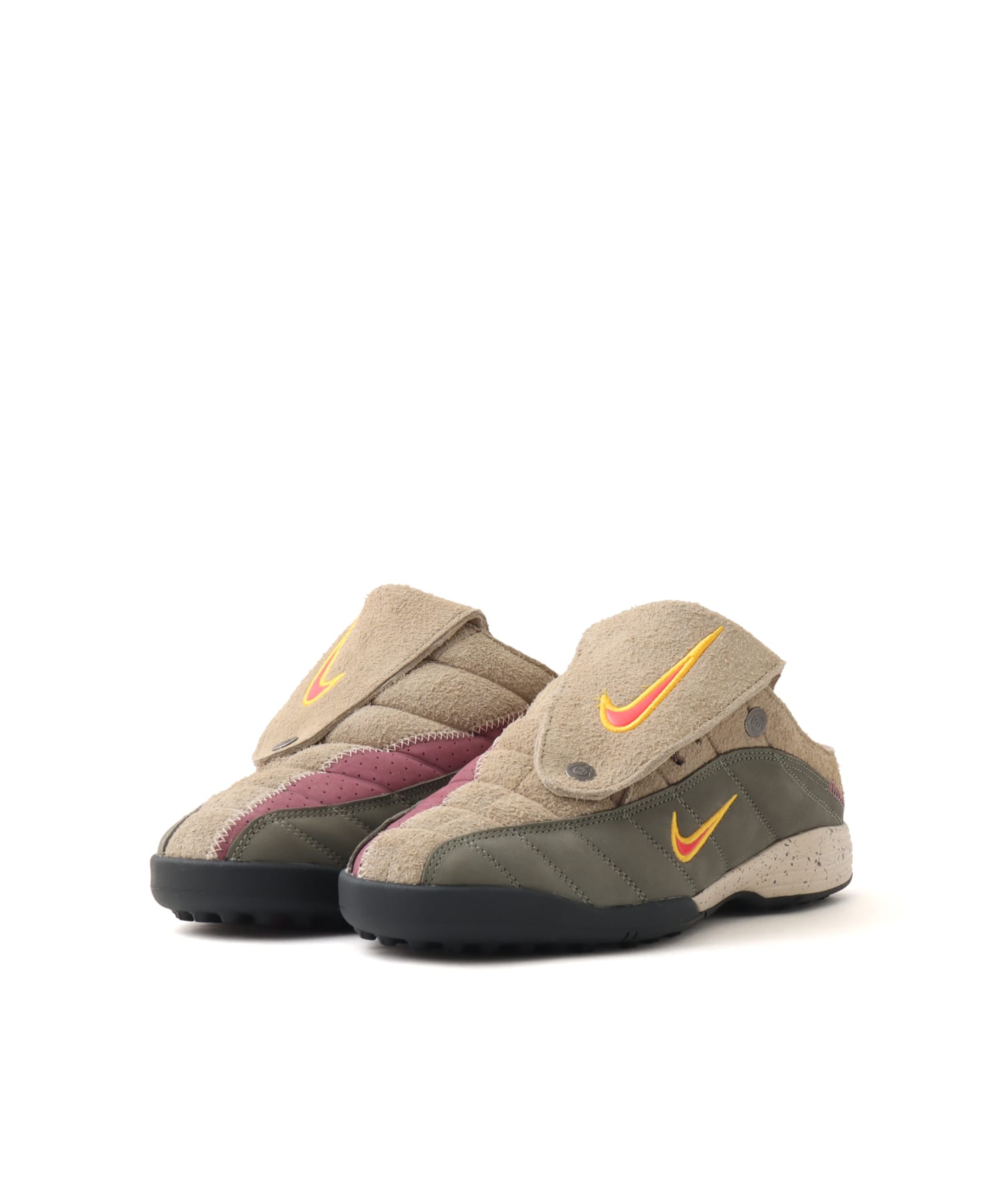 NIKE T90 MULE SP KHAKI/UNIVERSITY GOLD-FUSION REDの画像
