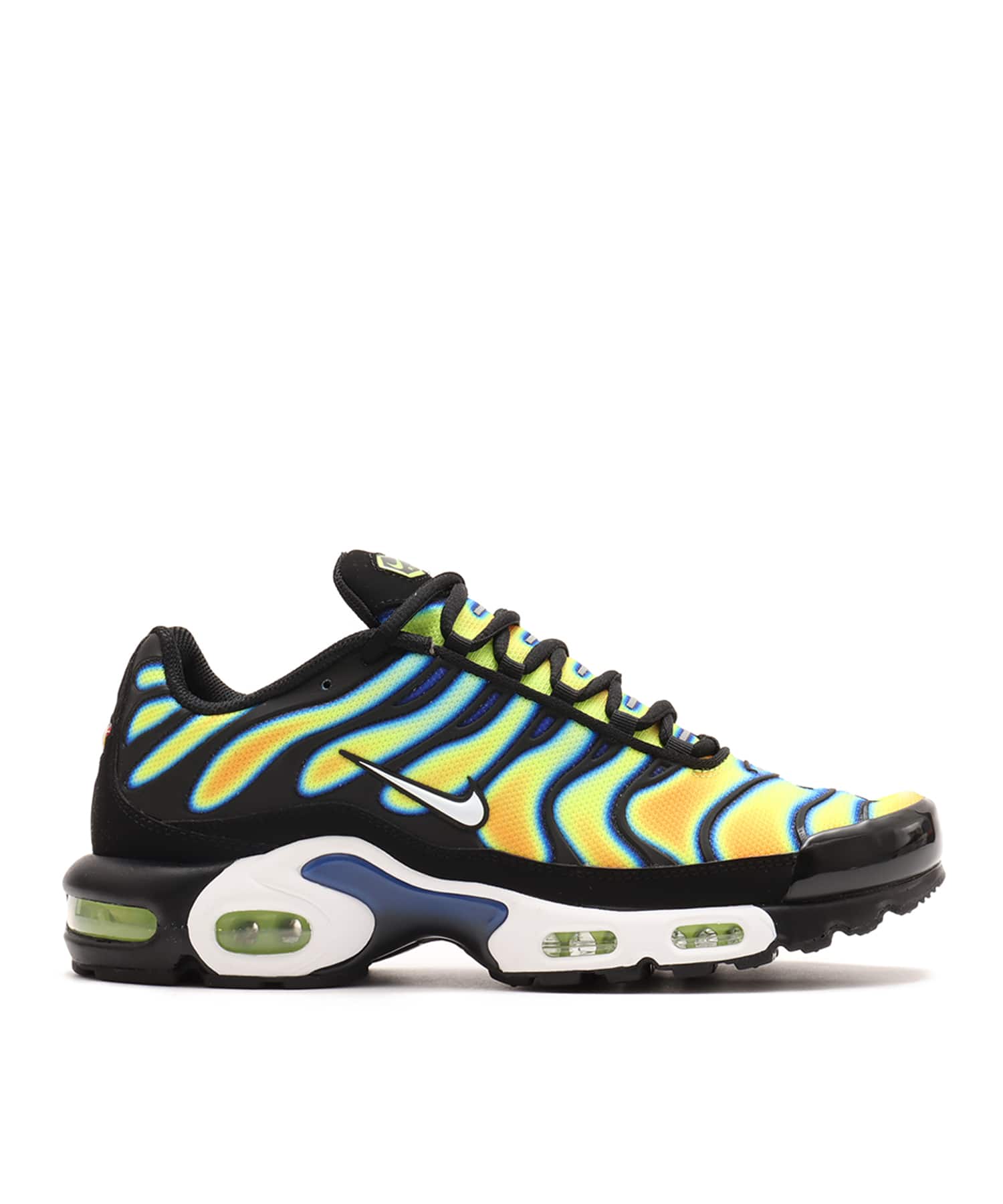 NIKE AIR MAX PLUS BLACK/WHITE-SUNDIAL-NEON YELLOWの画像