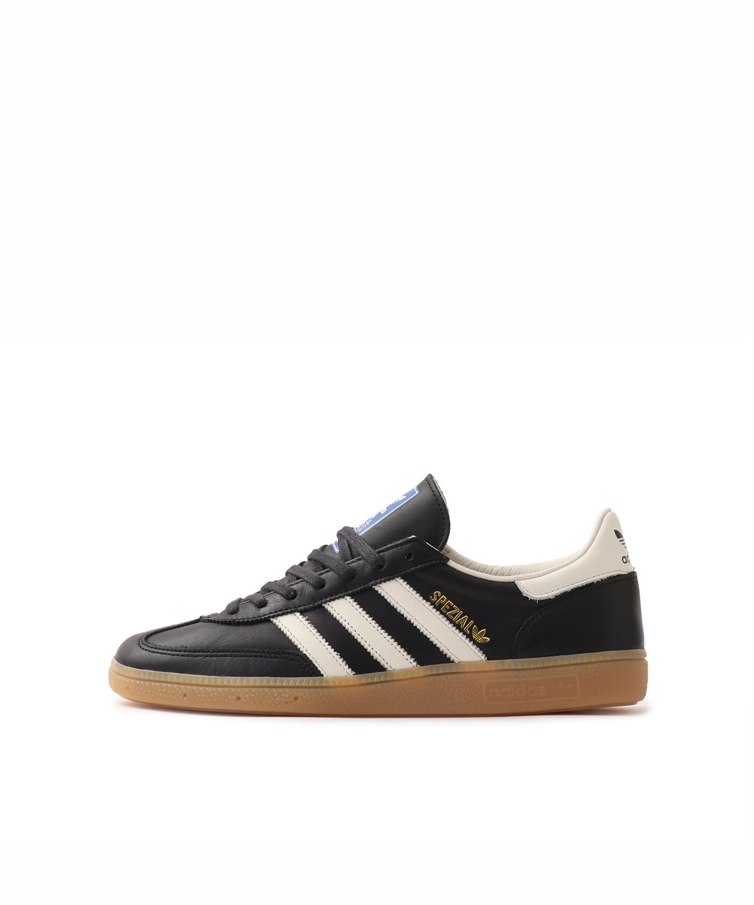 adidas HANDBALL SPEZIAL Made In Germany CBLACK/OWHITE/BLUBIRの画像