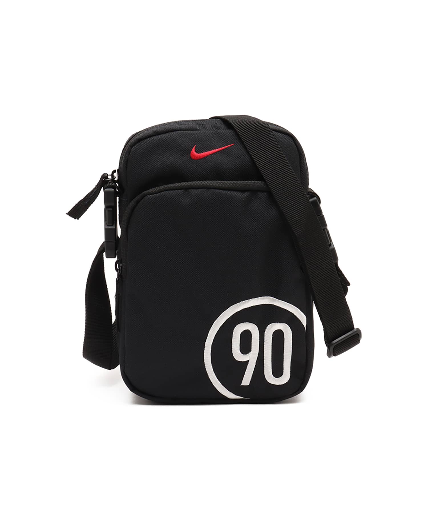 NIKE NK HERITAGE CROSSBODY T90 FA25 BLACK/BLACK/GYM REDの画像