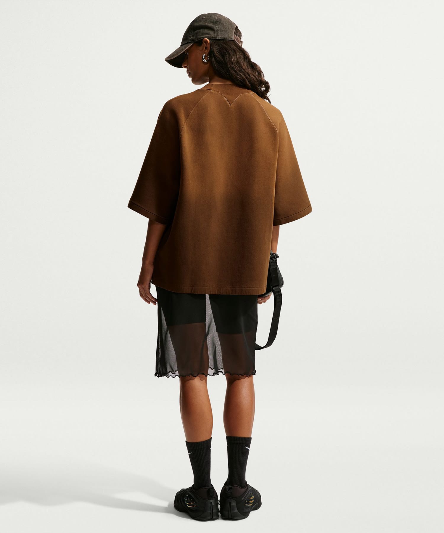 NIKE W NRG NK SS TOP CACAO WOWの画像