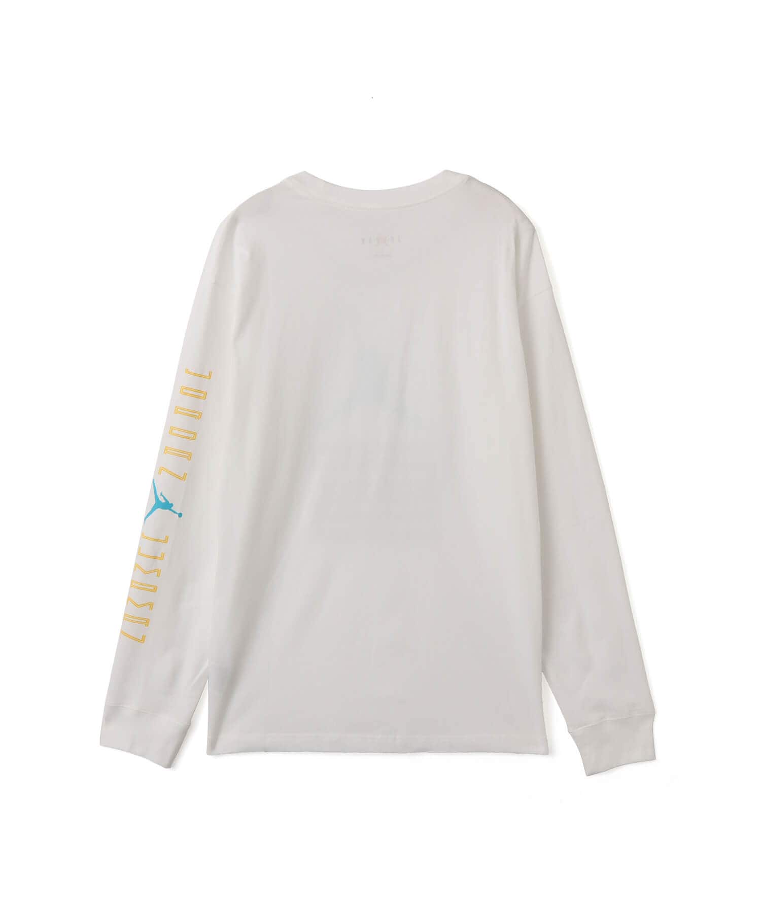 JORDAN BRAND M J BRK AJ11 GFX LS CREW WHITEの画像