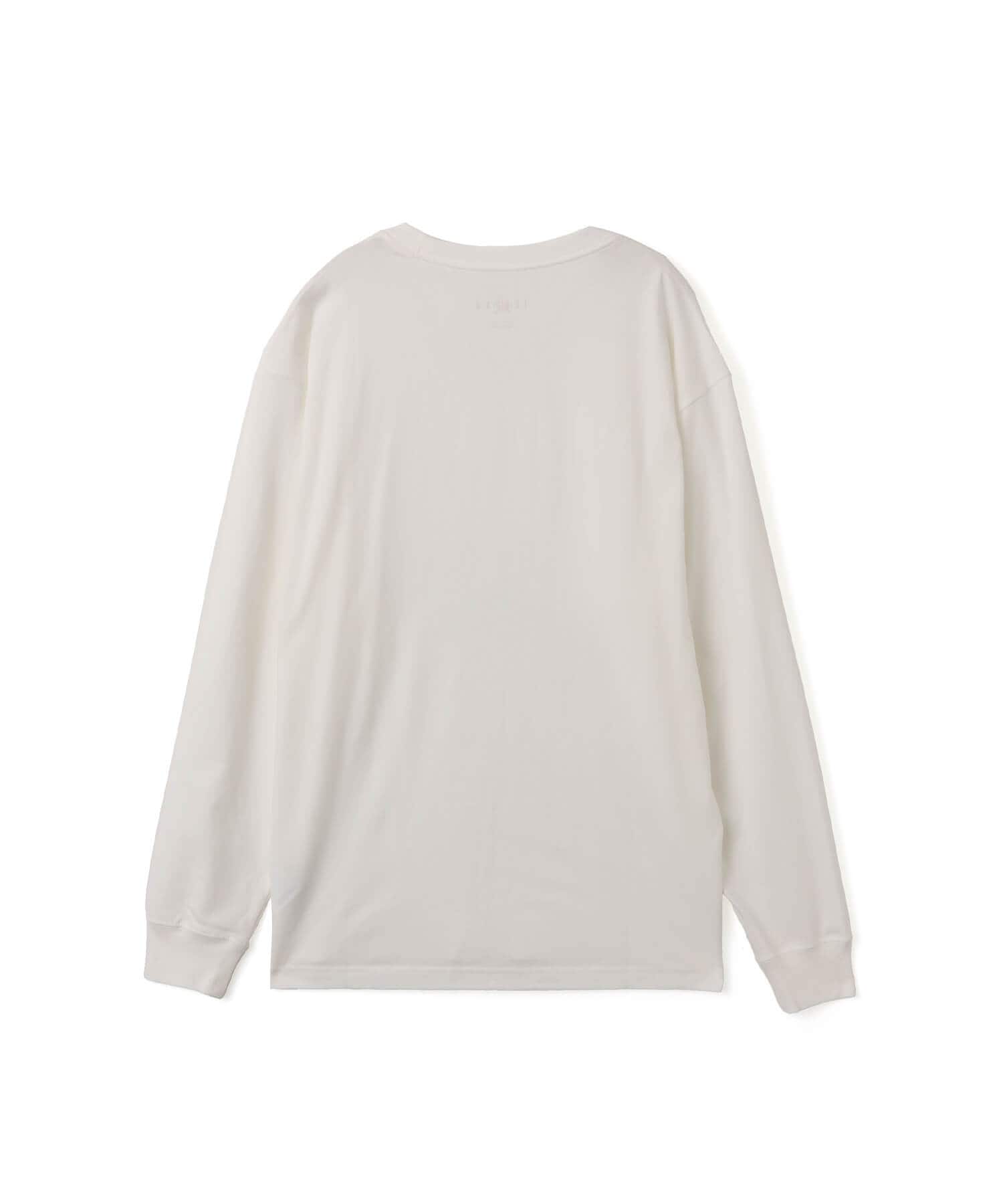 JORDAN BRAND M J FLT MTNSIDE GFX LS CREW WHITEの画像