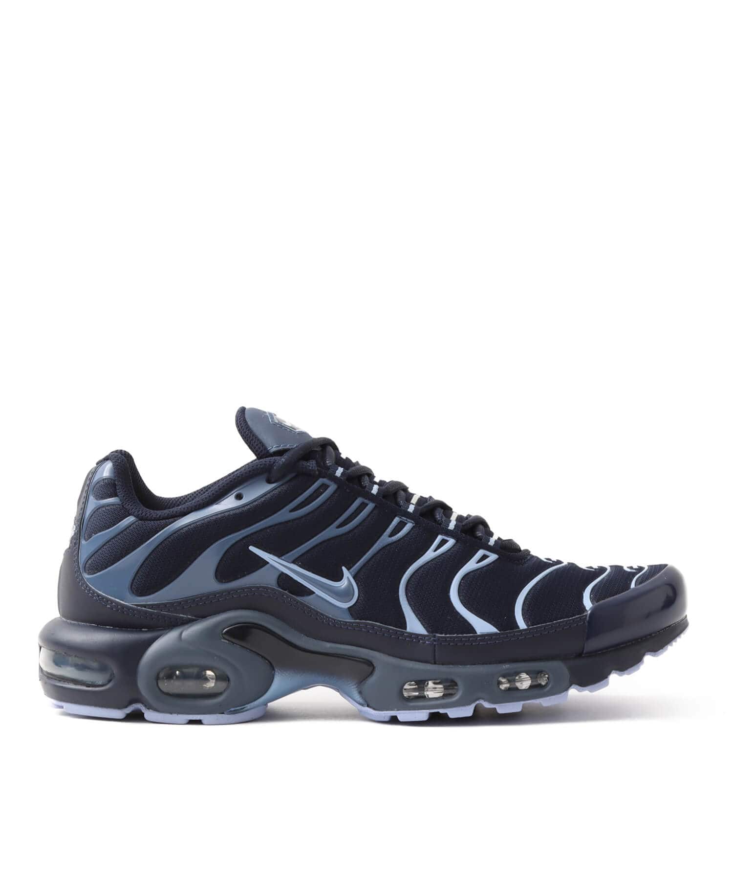 NIKE AIR MAX PLUS OBSIDIAN/DIFFUSED BLUE-ALUMINUMの画像
