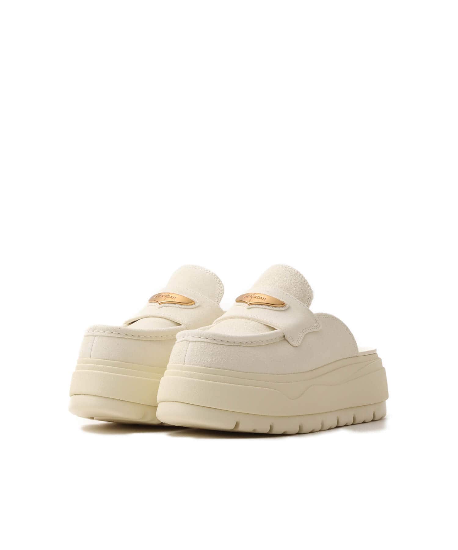 JORDAN BRAND WMNS AIR JORDAN MULE SOFT PEARL/METALLIC GOLD-COCONUT MILKの画像