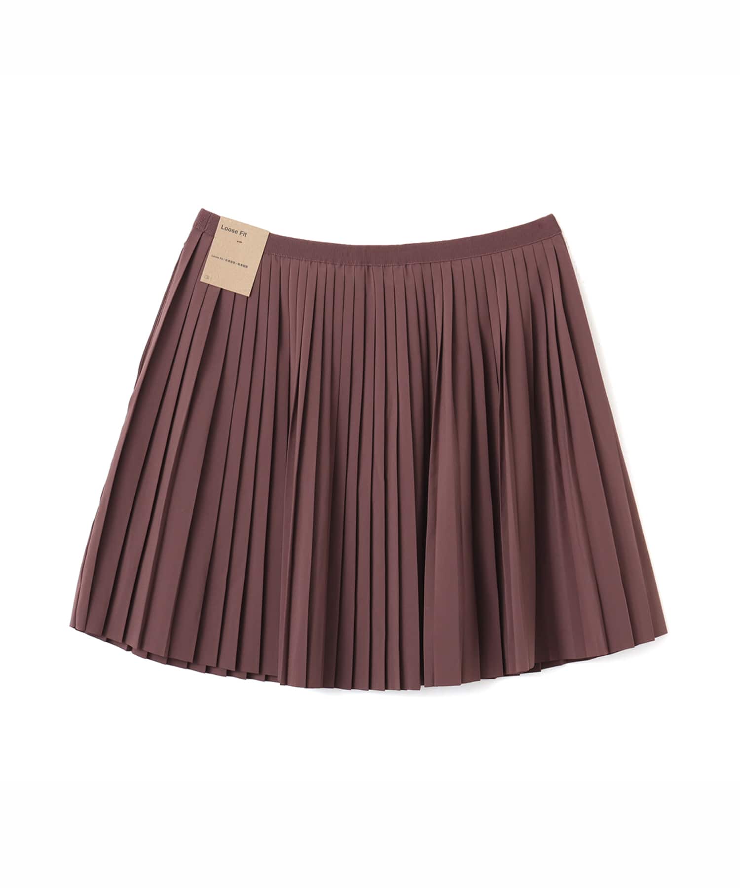 NIKE AS W NSW PLEATED SKIRT BROWNの画像