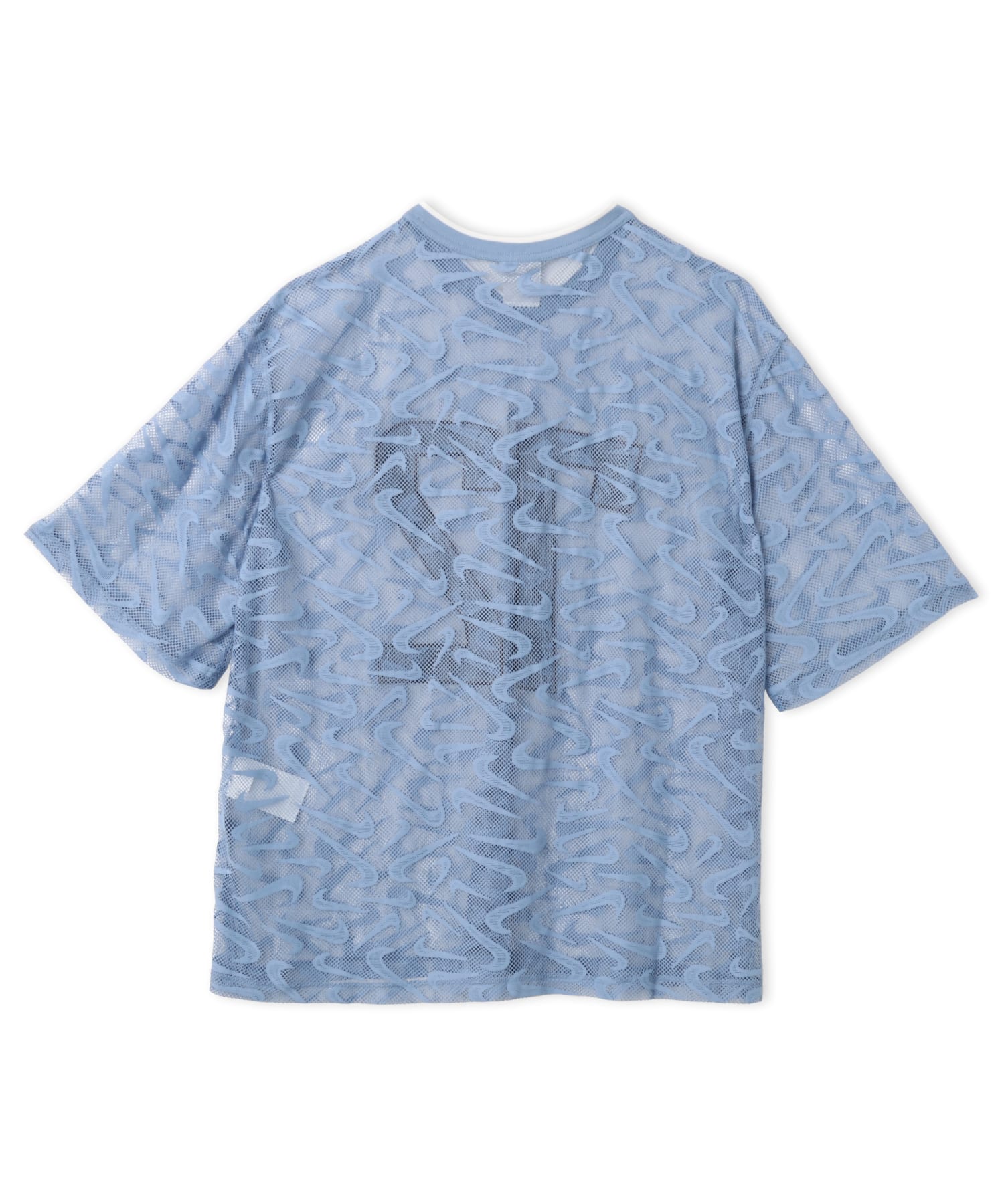 NIKE AS W NK CHILL WVN LACE JERSEY BLUEの画像