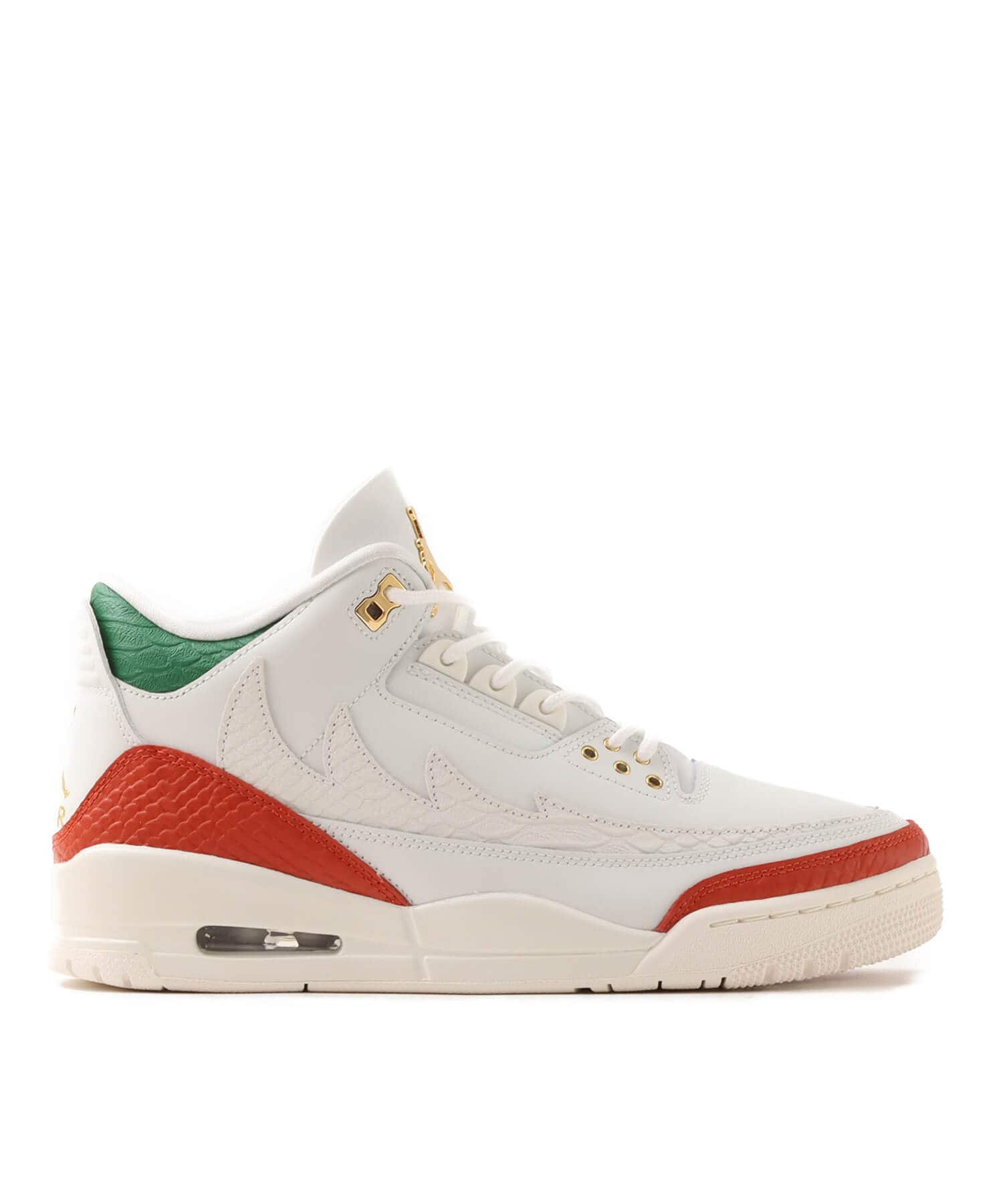 JORDAN BRAND AIR JORDAN 3 RETRO MEX SUMMIT WHITE/METALLIC GOLD-PINE GREENの画像