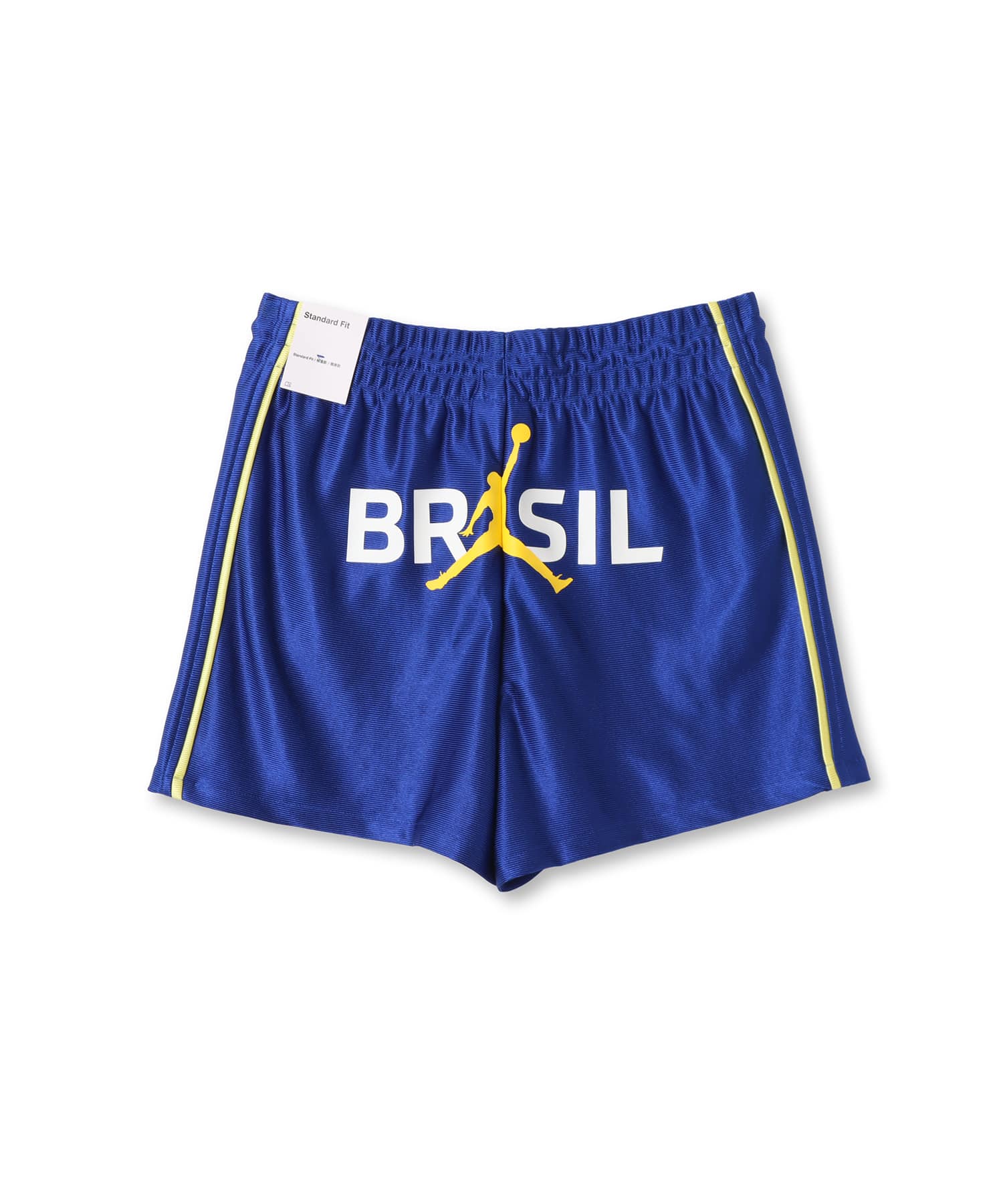 JORDAN BRAND AS W J BRK NOV KNIT SHORT P6 OLD ROYAL/(YELLOW PULSE)の画像