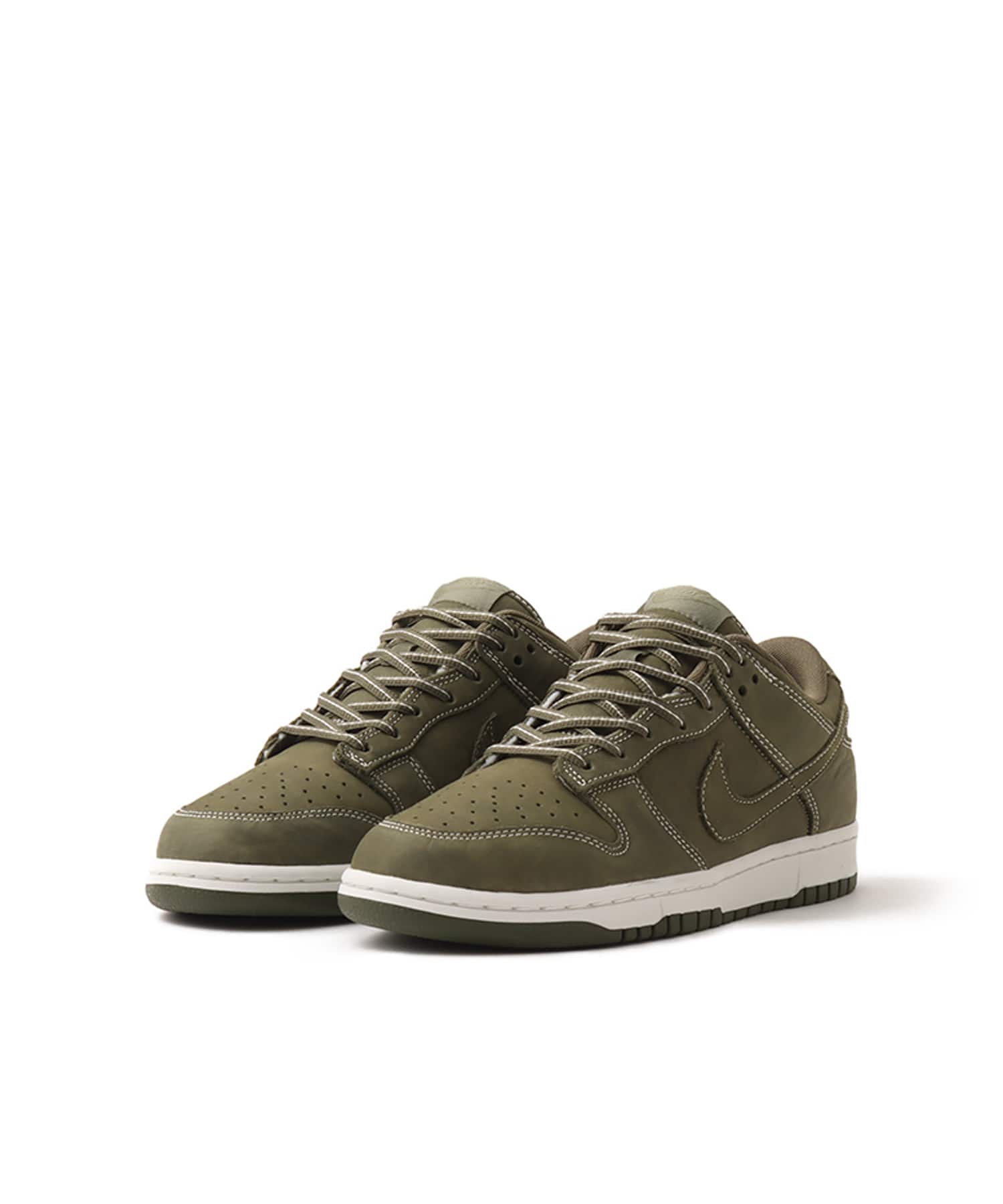 NIKE NIKE DUNK LOW QS MEDIUM OLIVE/MEDIUM OLIVE-SUMMIT WHITEの画像