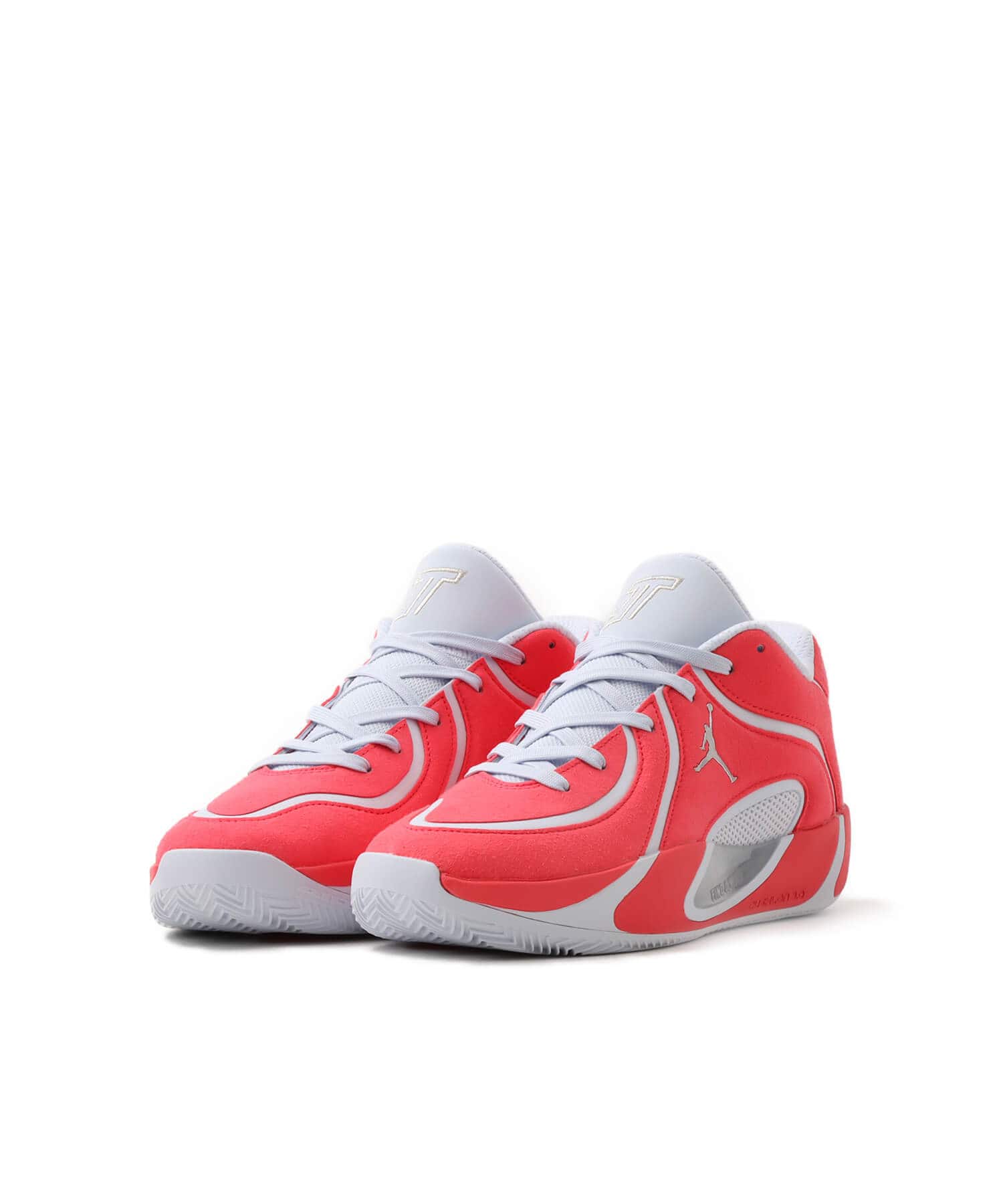 JORDAN BRAND JORDAN TATUM 4 PREM PF SIREN RED/METALLIC SILVER-FOOTBALL GREYの画像