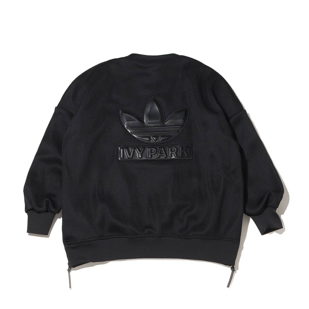 adidas IVY PARK SNAP CREWNK BLACK 23FW-S