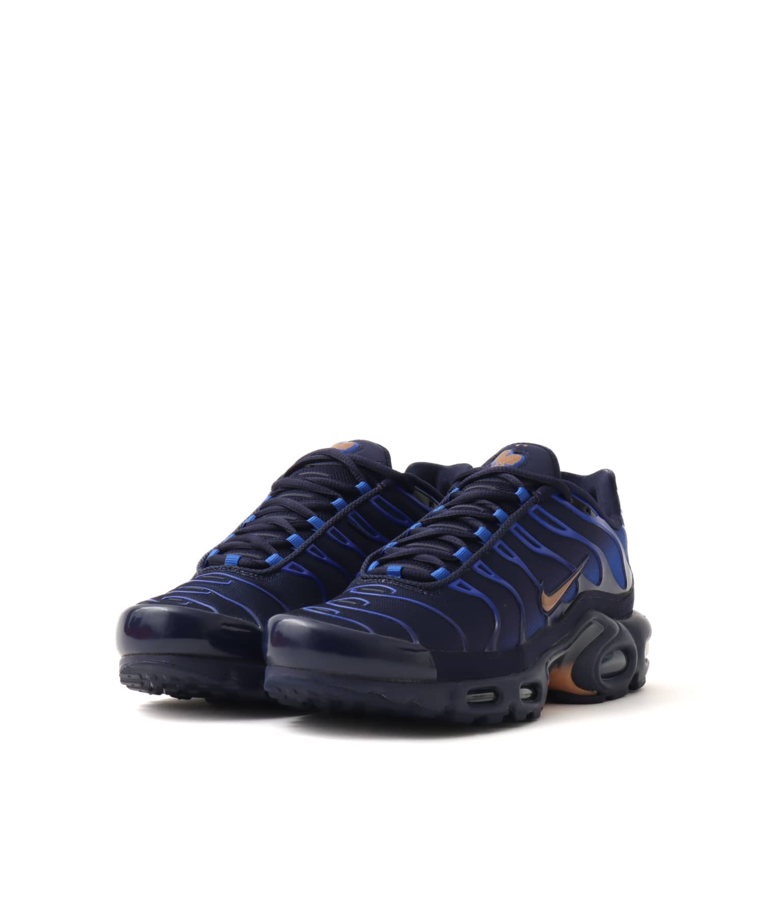 NIKE AIR MAX PLUS OG BLACKENED BLUE/METALLIC COPPERの画像