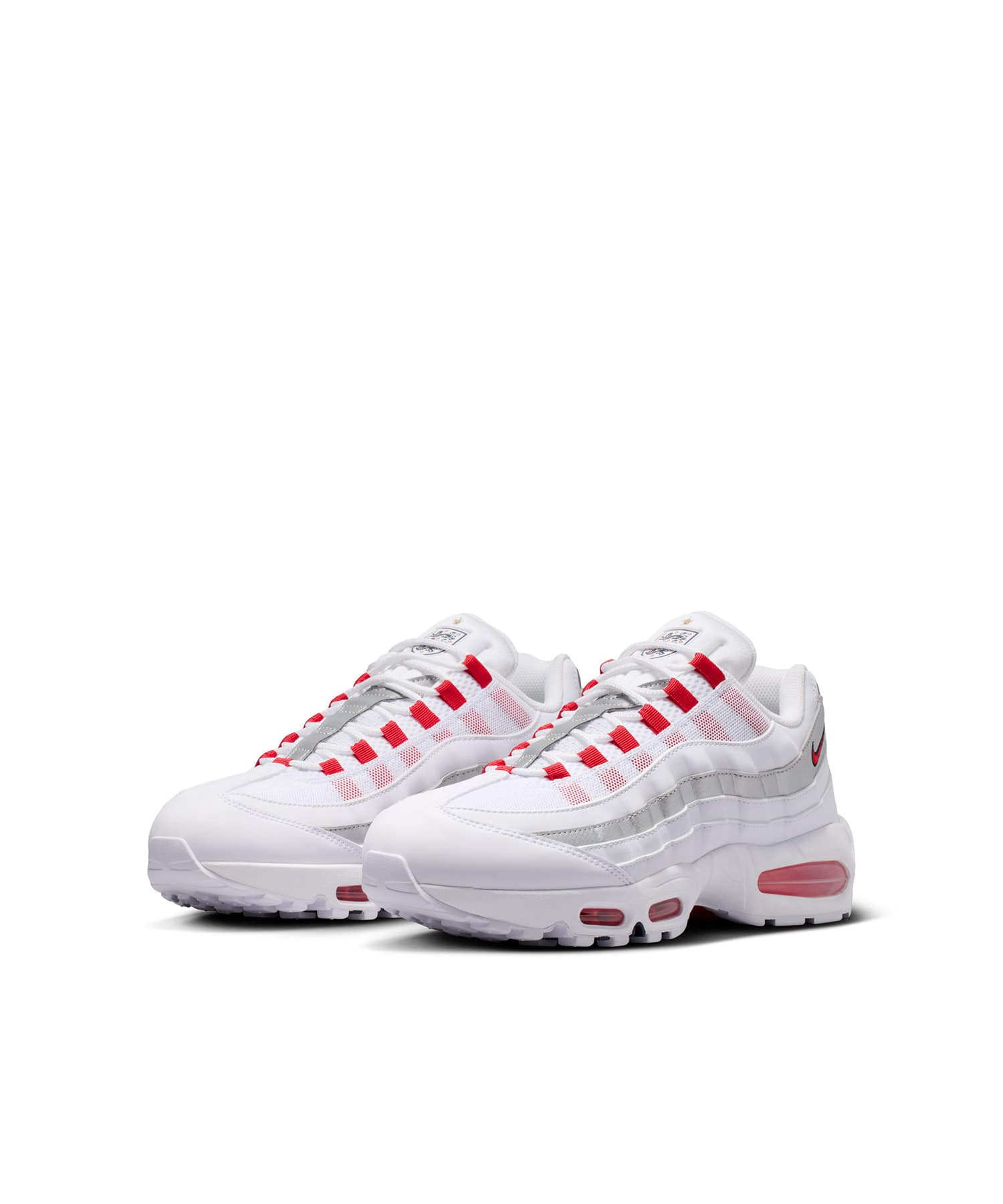 NIKE AIR MAX 95 BIG BUBBLE WHITE/SPEED RED-METALLIC SILVER-OBSIDIANの画像