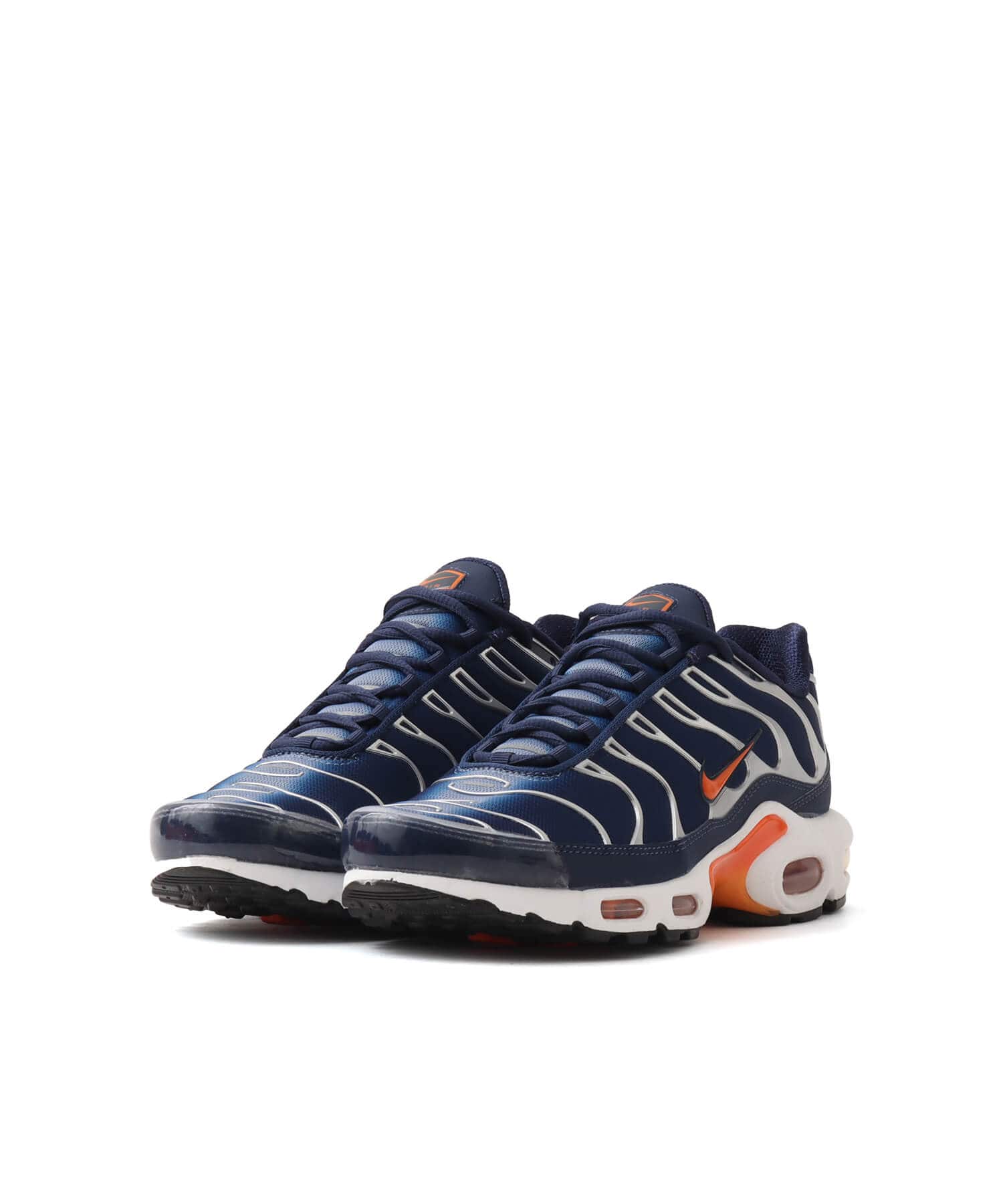 NIKE AIR MAX PLUS MIDNIGHT NAVY/SAFETY ORANGEの画像