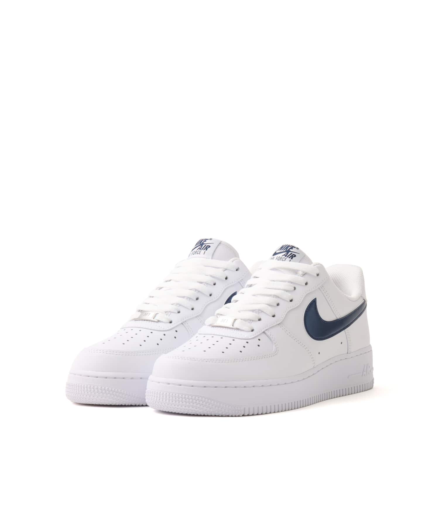 NIKE AIR FORCE 1 '07 LV8 WHITE/MIDNIGHT NAVY-UNIVERSITY REDの画像