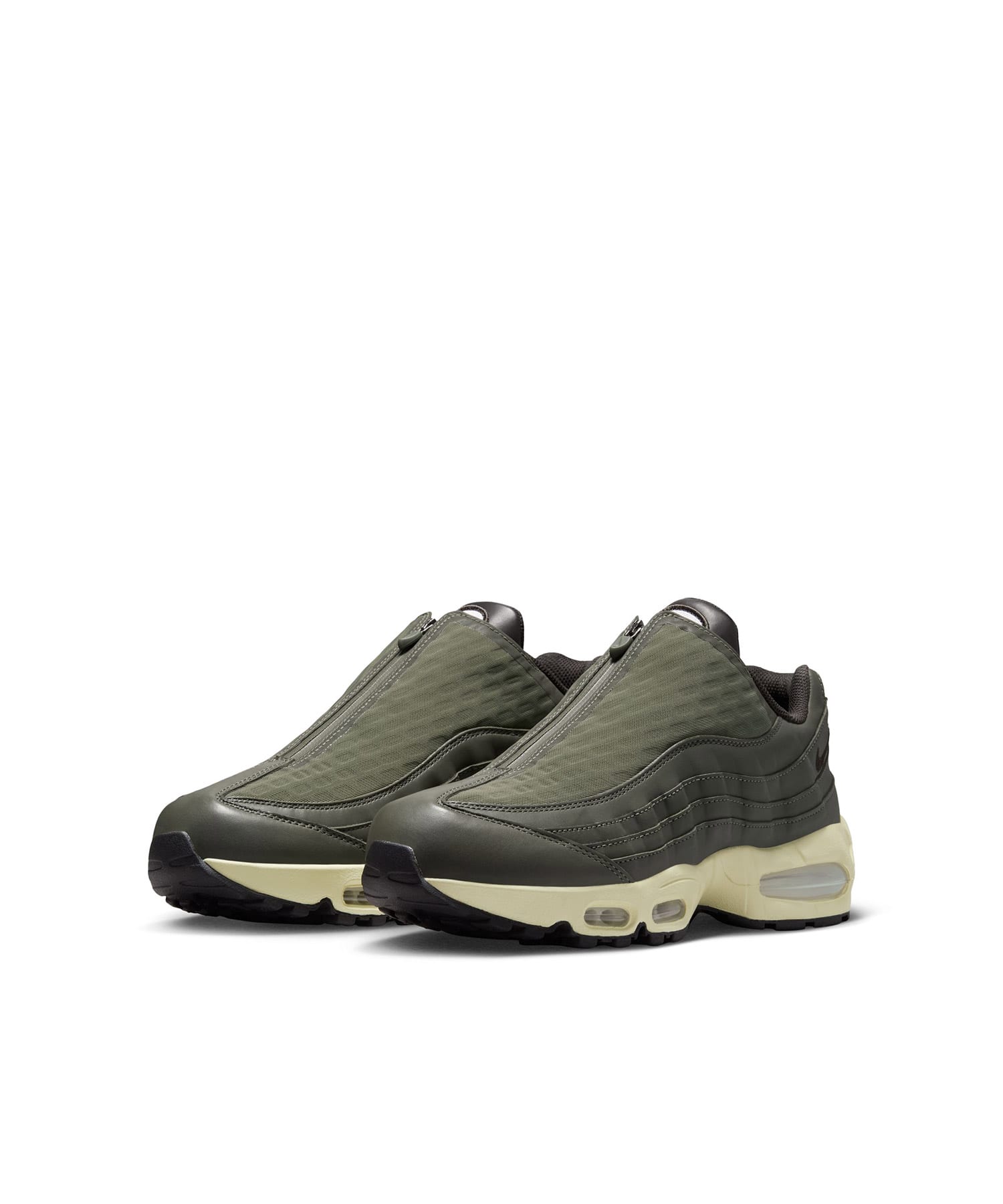 NIKE NIKE AIR MAX 95 ZIPPER MEDIUM OLIVE/VELVET BROWN-ALABASTERの画像