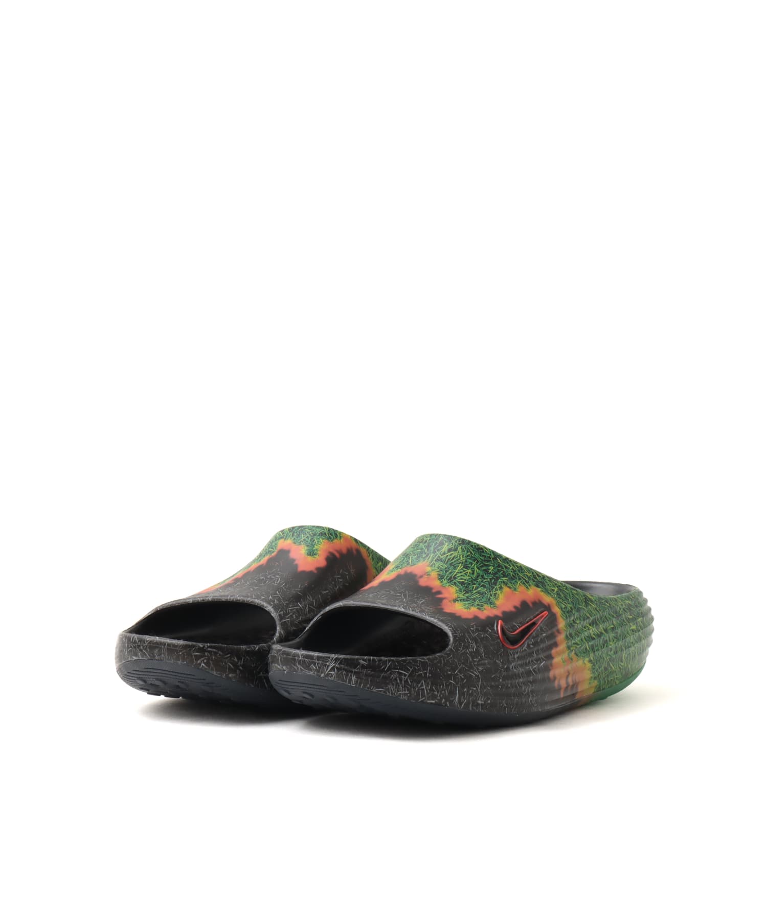 NIKE REACTX REJUVEN8 SLIDE QS DK SMOKE GREY/BLACK-KELLY GREENの画像