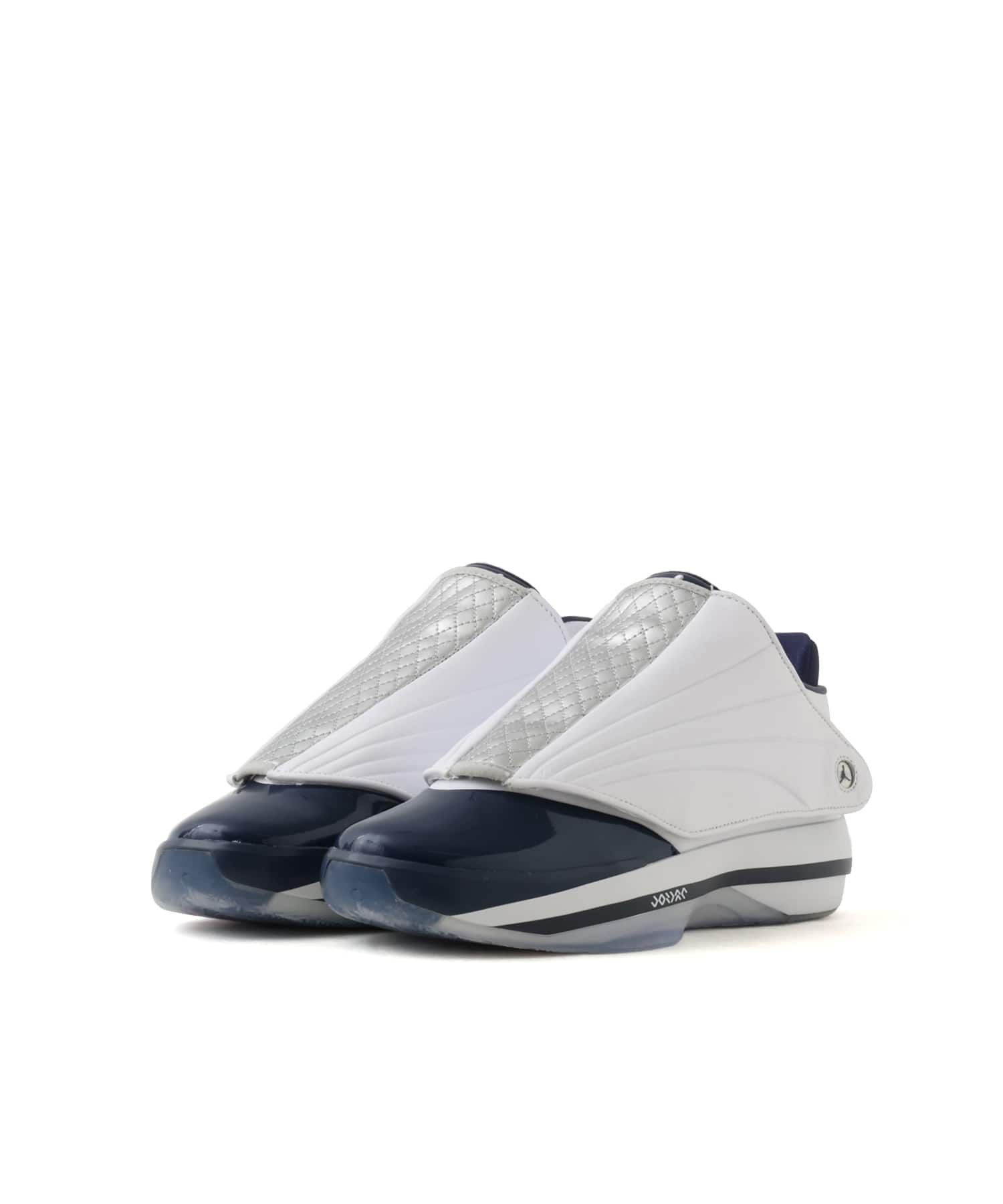 JORDAN BRAND AIR JORDAN 4016 WHITE/METALLIC SILVER-MIDNIGHT NAVYの画像