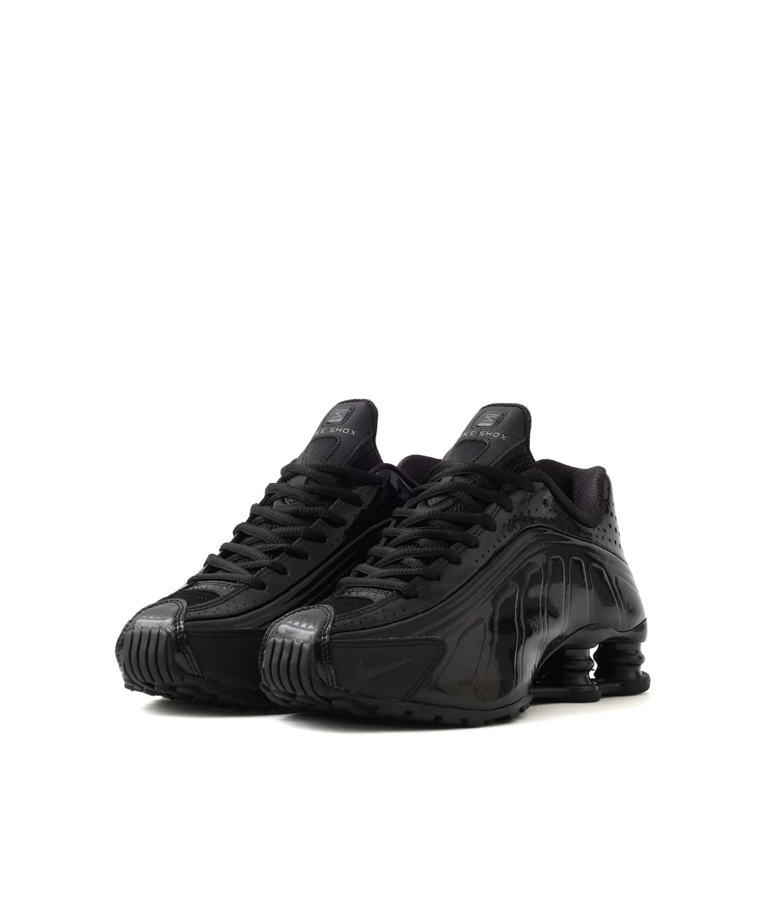 NIKE SHOX R4 BLACK/BLACK-BLACK-SMOKE GREYの画像