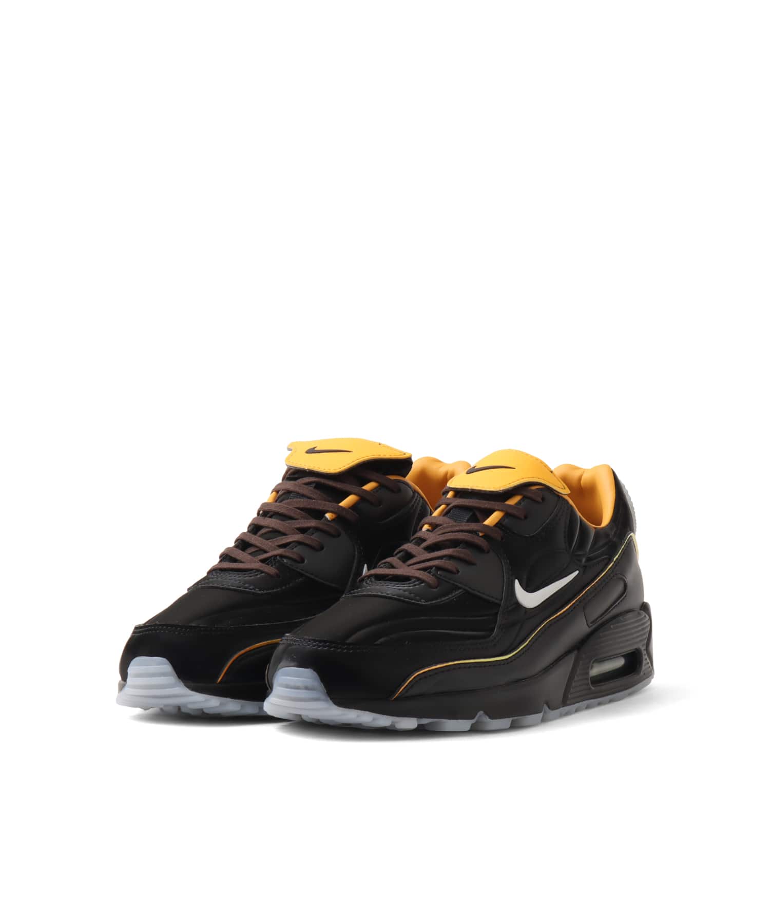 NIKE AIR MAX 90 SE BLACK/WHITE-GOLD LEAF-PEARの画像