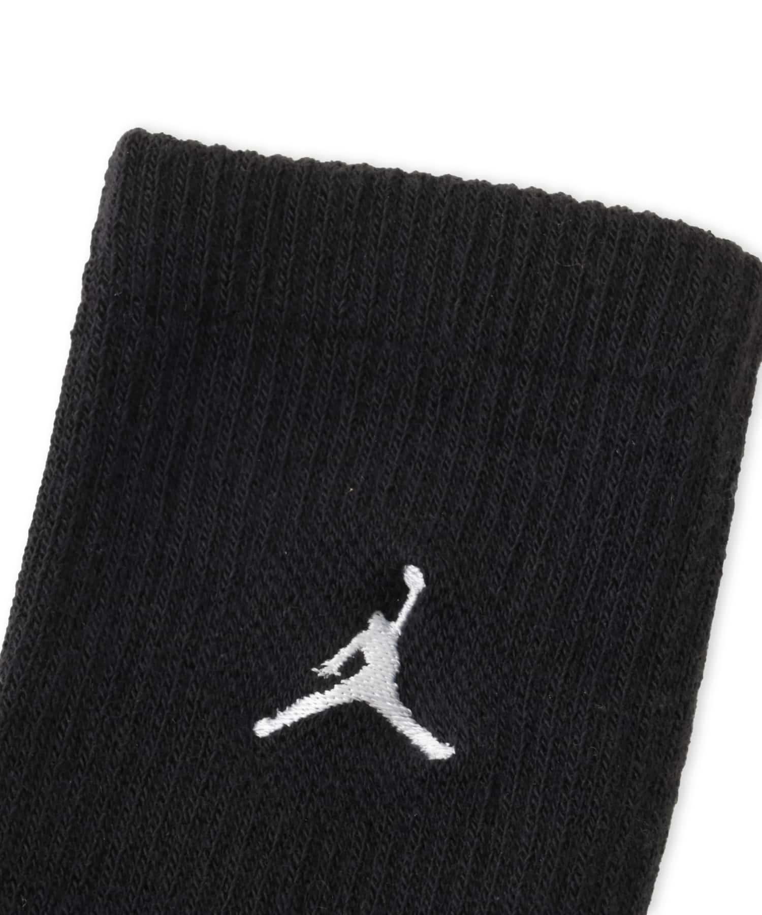 JORDAN BRAND U J ED ELVD CREW 3PR - 144 BLACKの画像