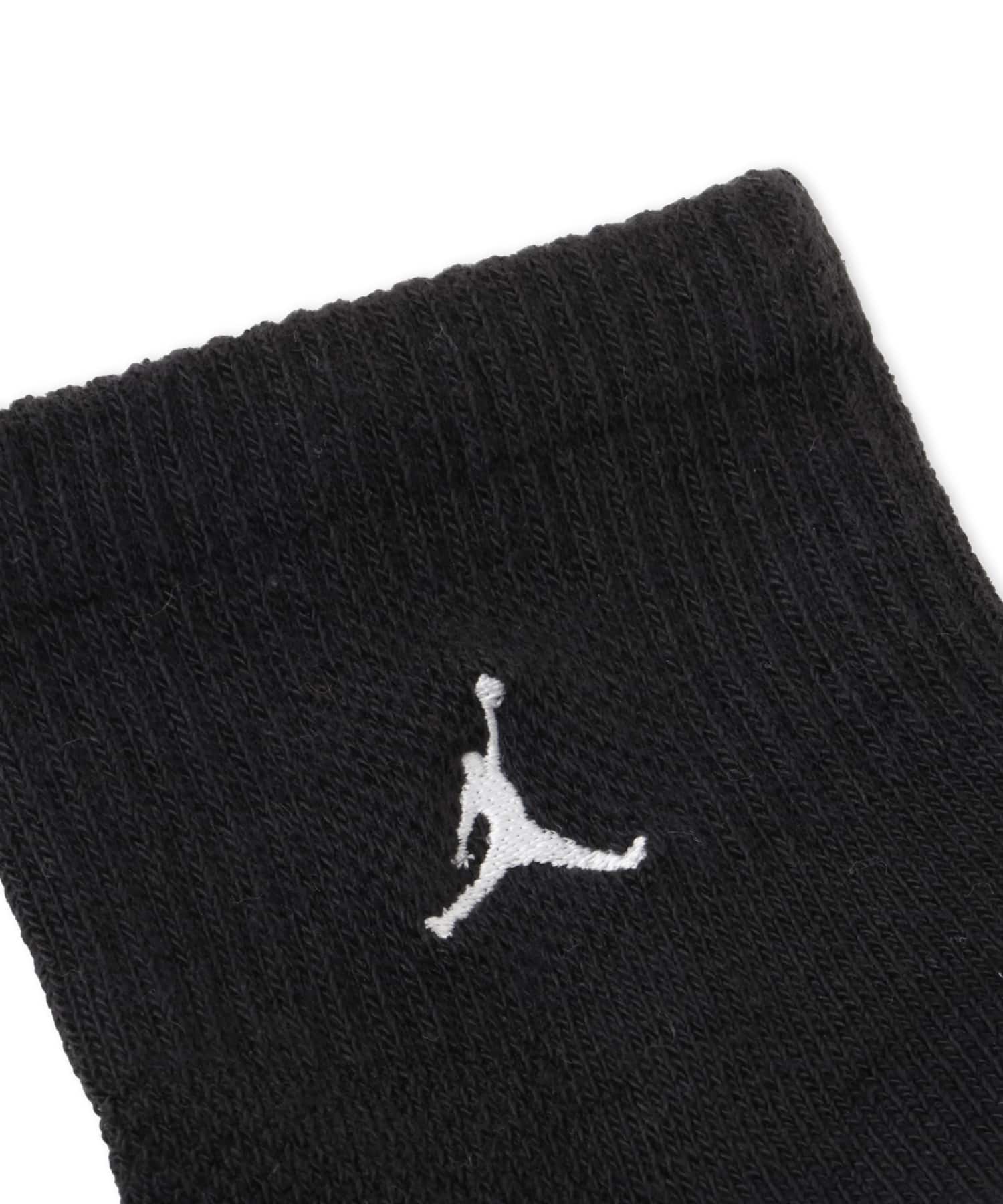 JORDAN BRAND U J ED ELVD ANKLE 3PR - 144 BLACKの画像