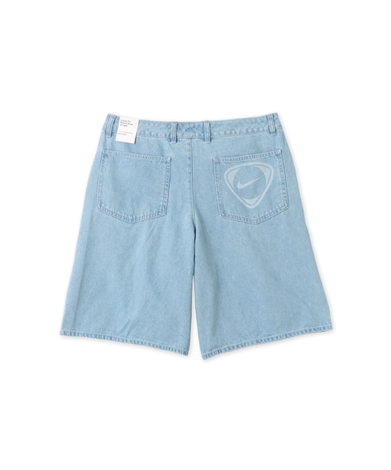 NIKE AS M NK DENIM SHORT FTBL KOR A ASHEN SLATEの画像