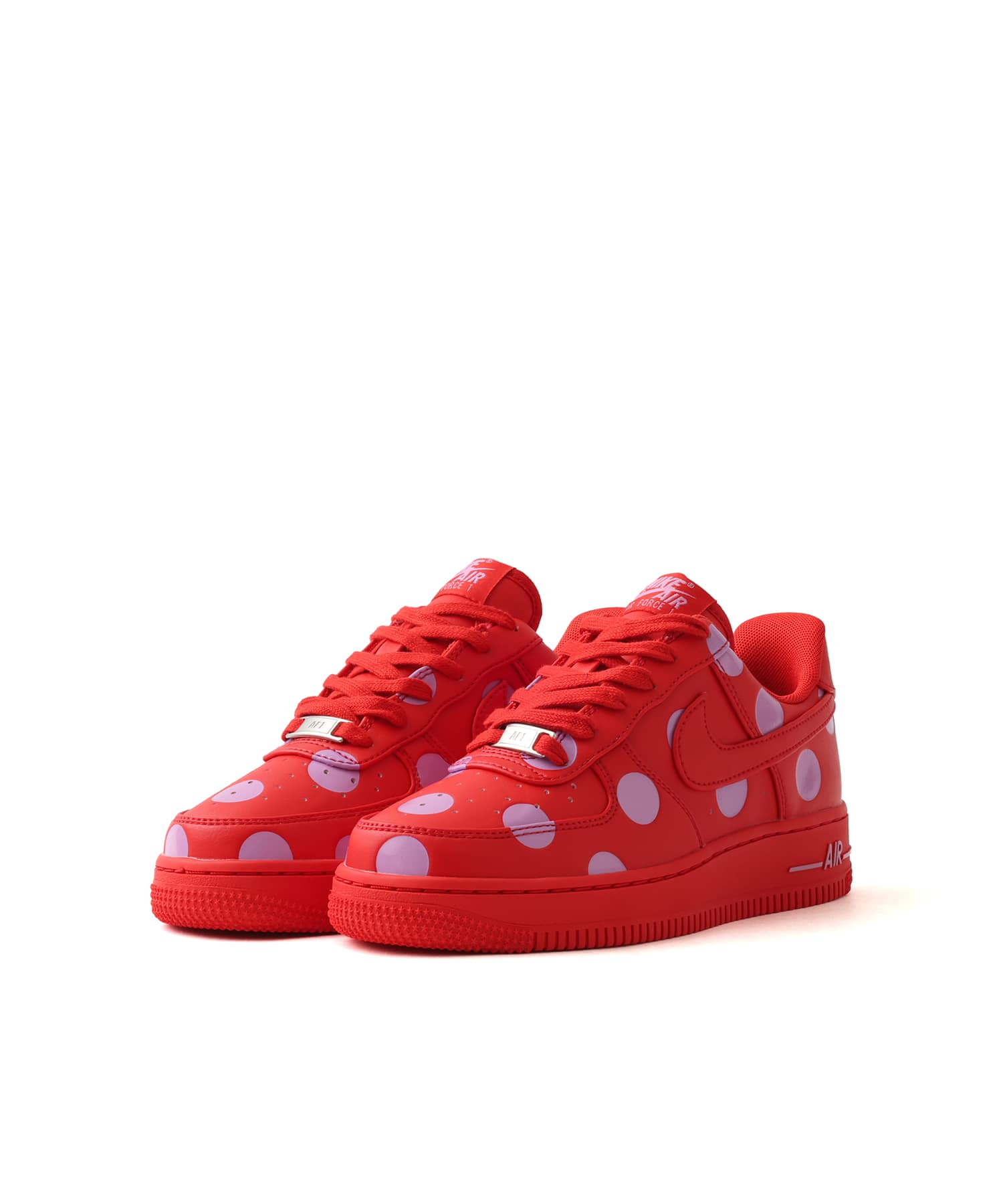 NIKE W AIR FORCE 1 '07 UNIV RED/UNIV RED-LT MAGENTAの画像