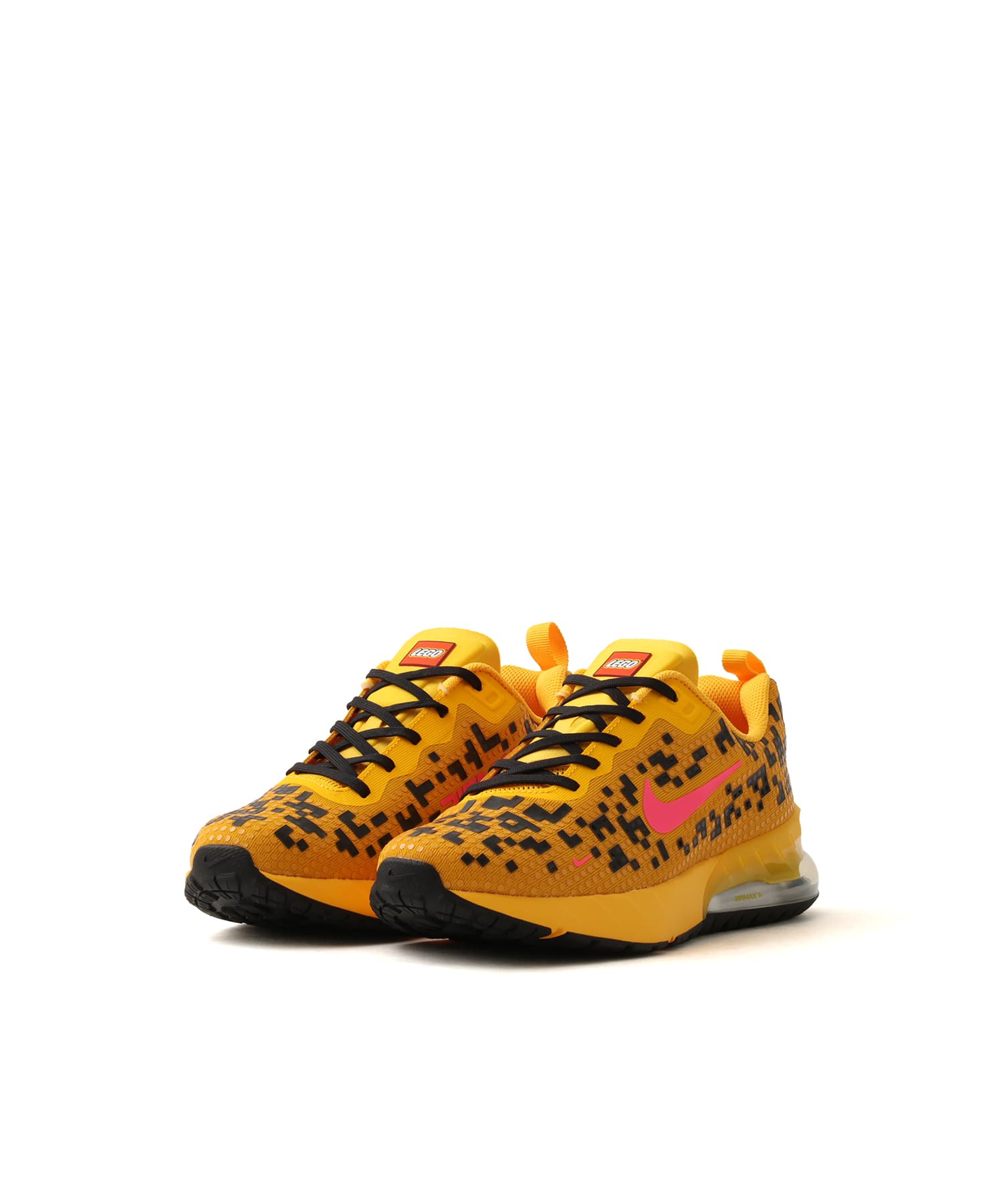 NIKE AM PHOENIX X LEGO Col GS UNIV GOLD/HYPER PINK-BLACK-MTLC SILVER-RUSH RED-TOUR YELLOWの画像