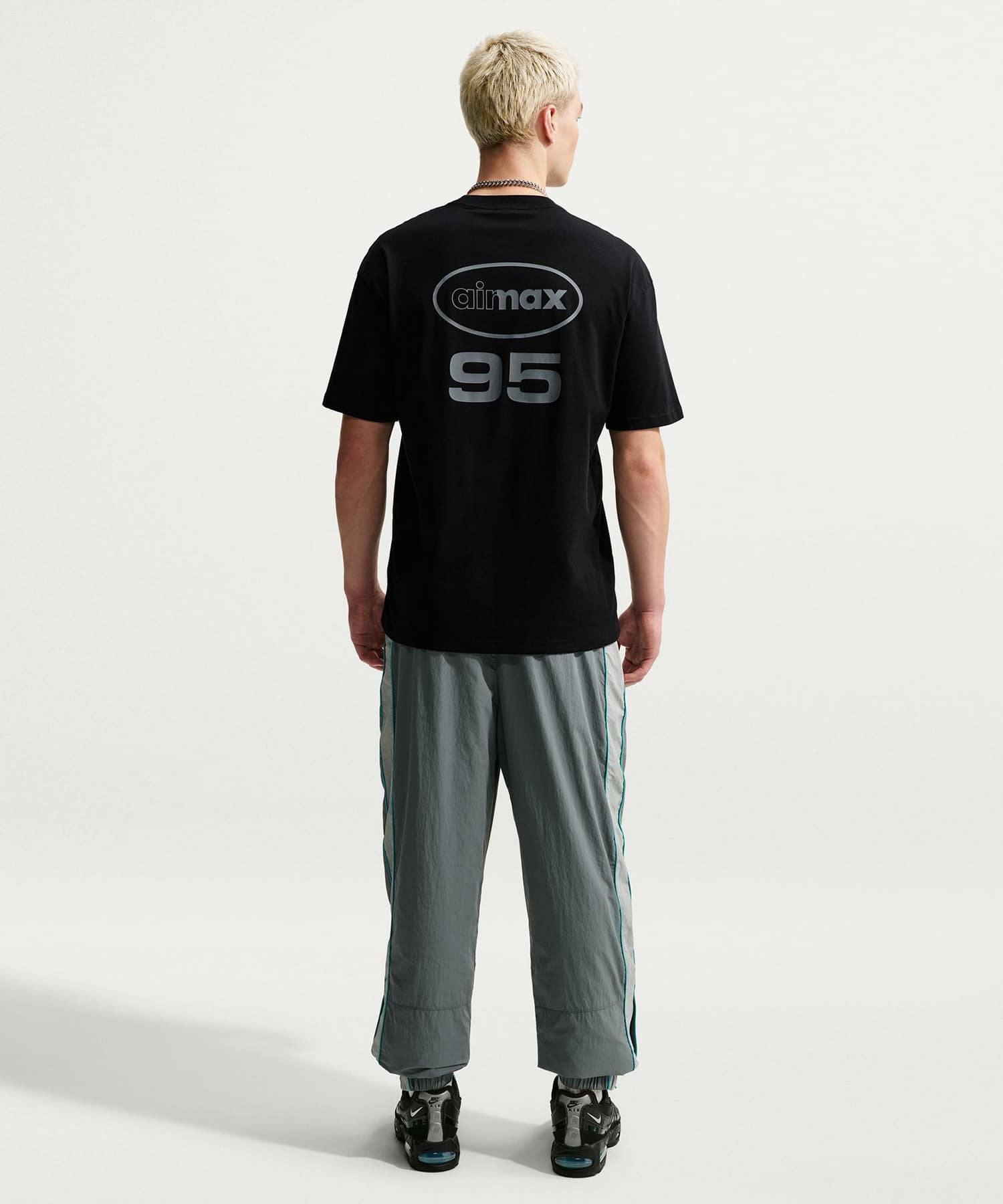 NIKE M NSW AIR MAX 95 TEE BLACKの画像