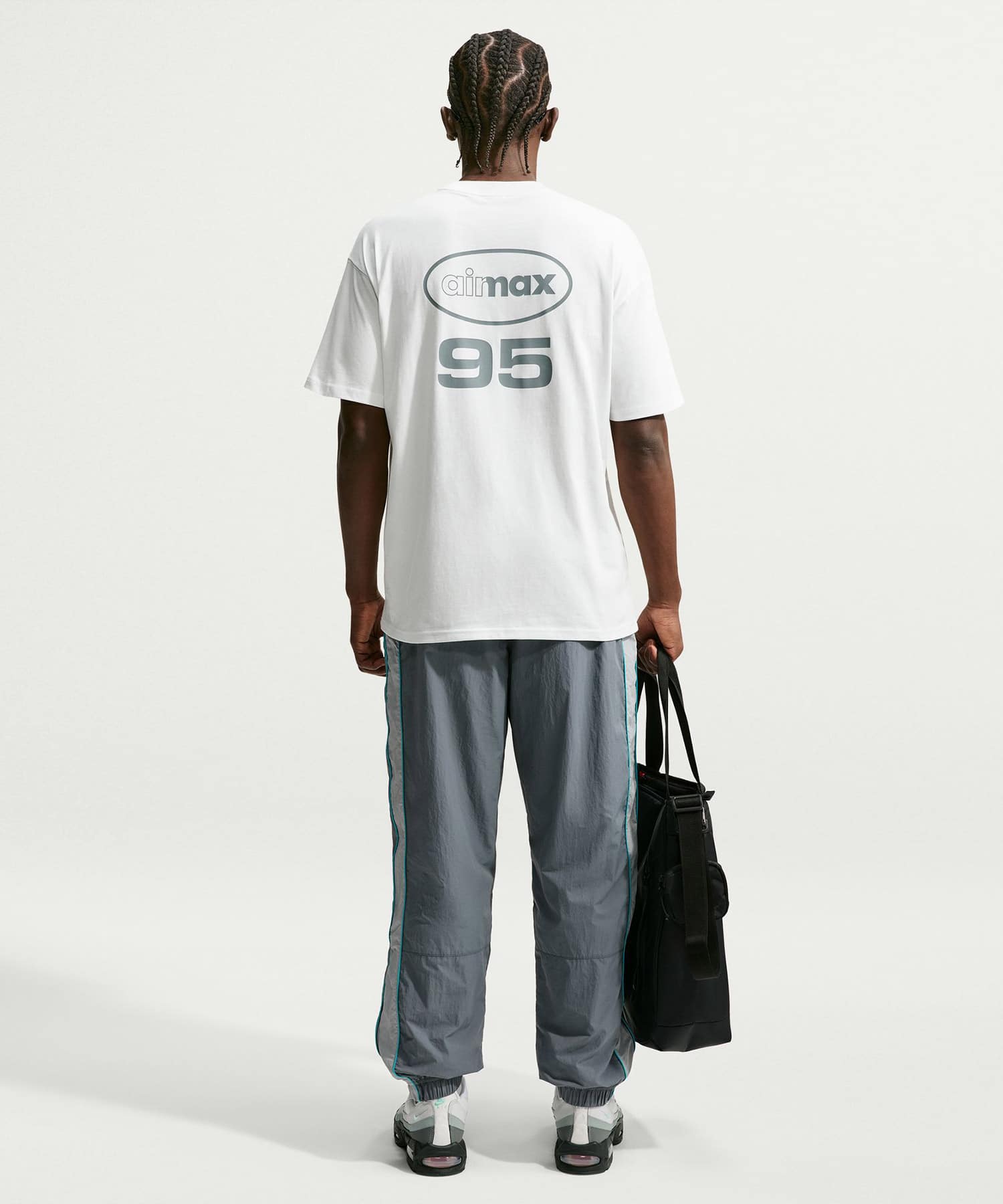 NIKE M NSW AIR MAX 95 WVN PANT GRAYの画像