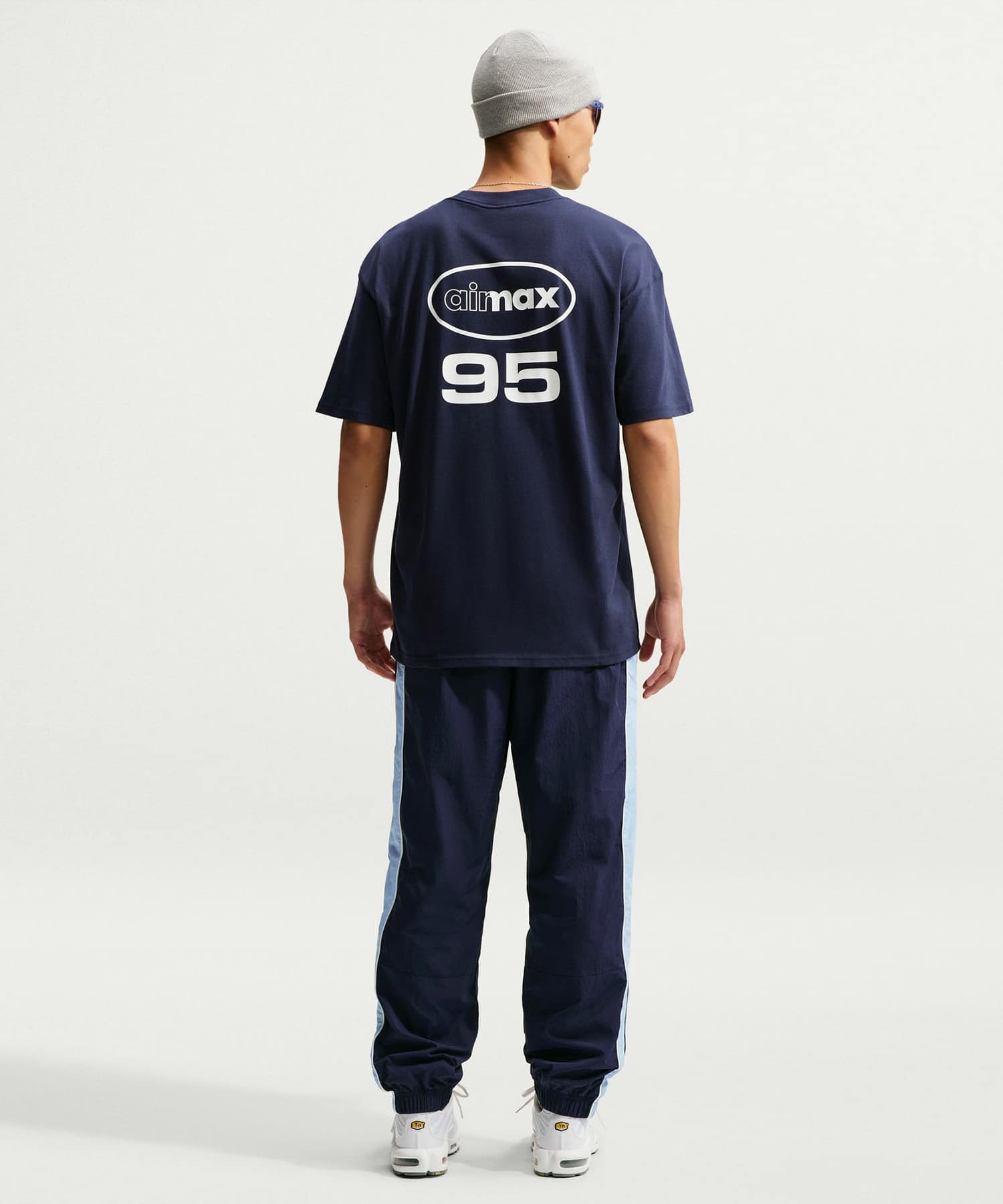NIKE M NSW AIR MAX 95 WVN PANT NAVYの画像