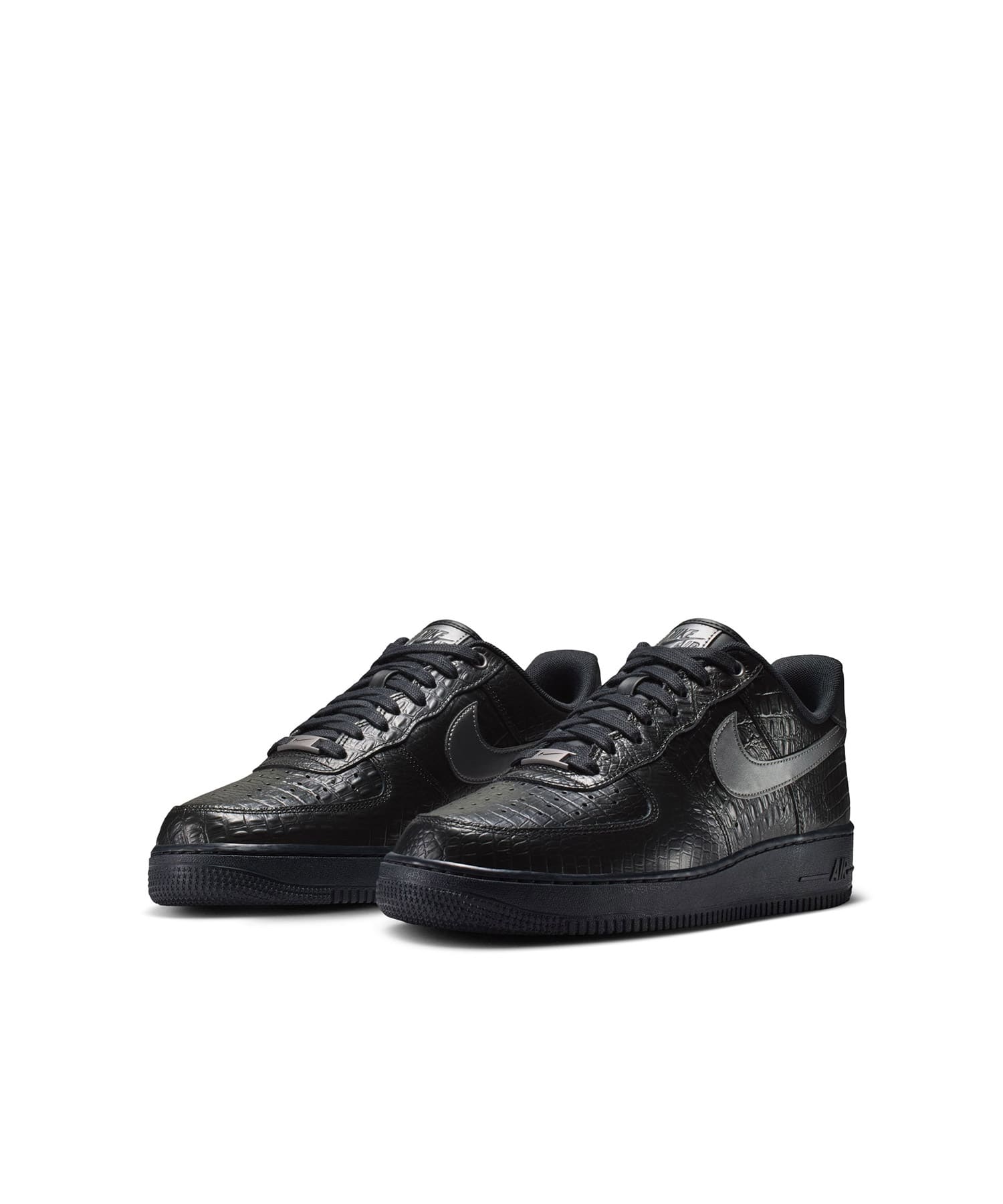 NIKE AIR FORCE 1 '07 BLACK/MTLC DK GREYの画像