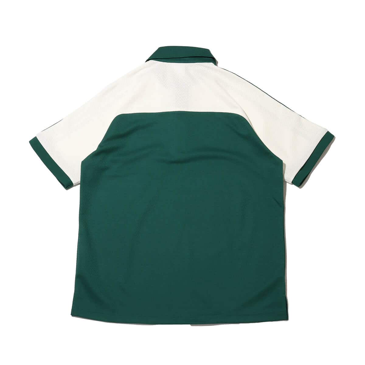 adidas 80s PREMIUM 3-STRIPES ARCHIVE MESH POLO SHIRT CGREEN