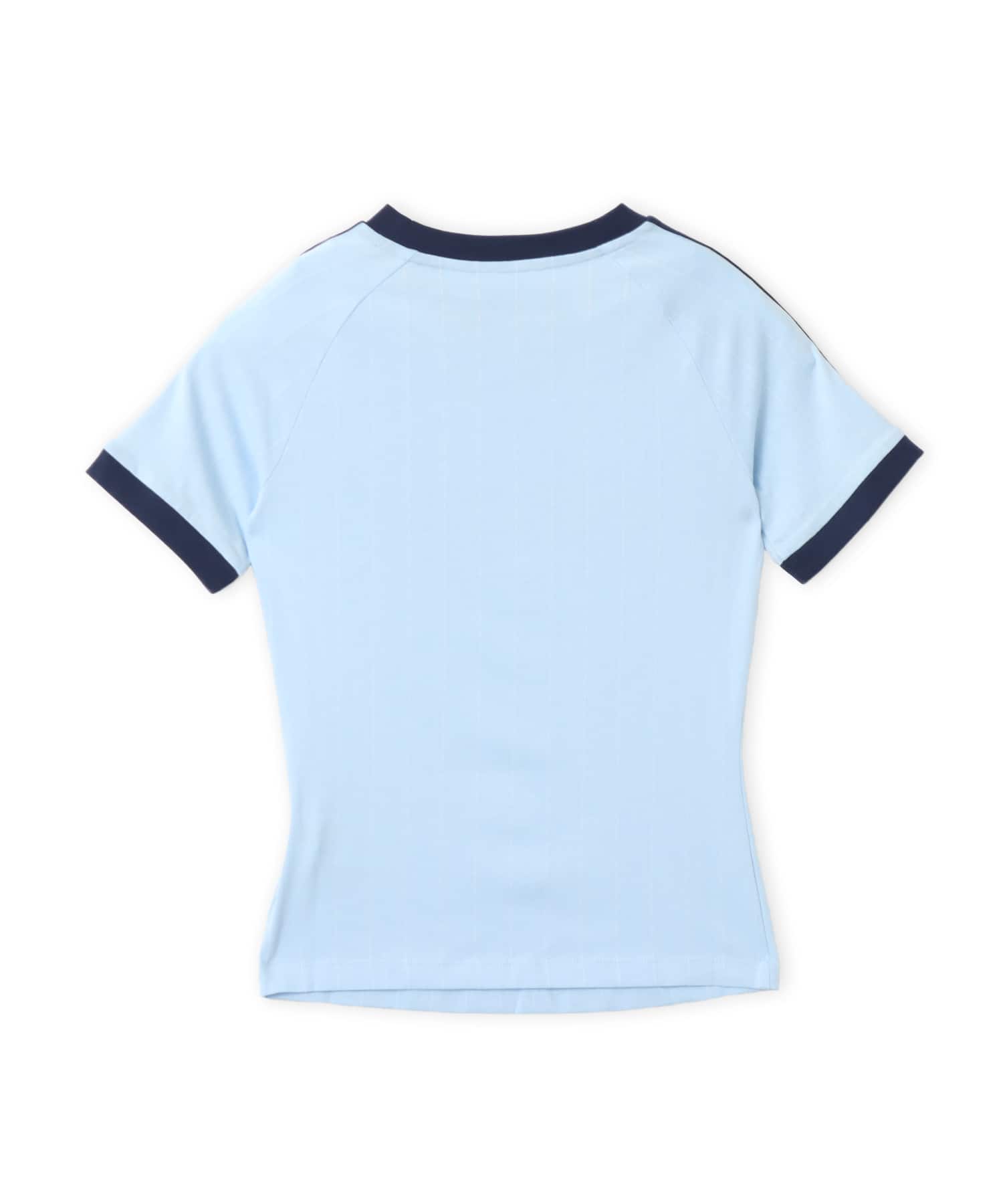 adidas LINEAR GRAPHIC CALI TEE クリアスカイ/オフホワイトの画像