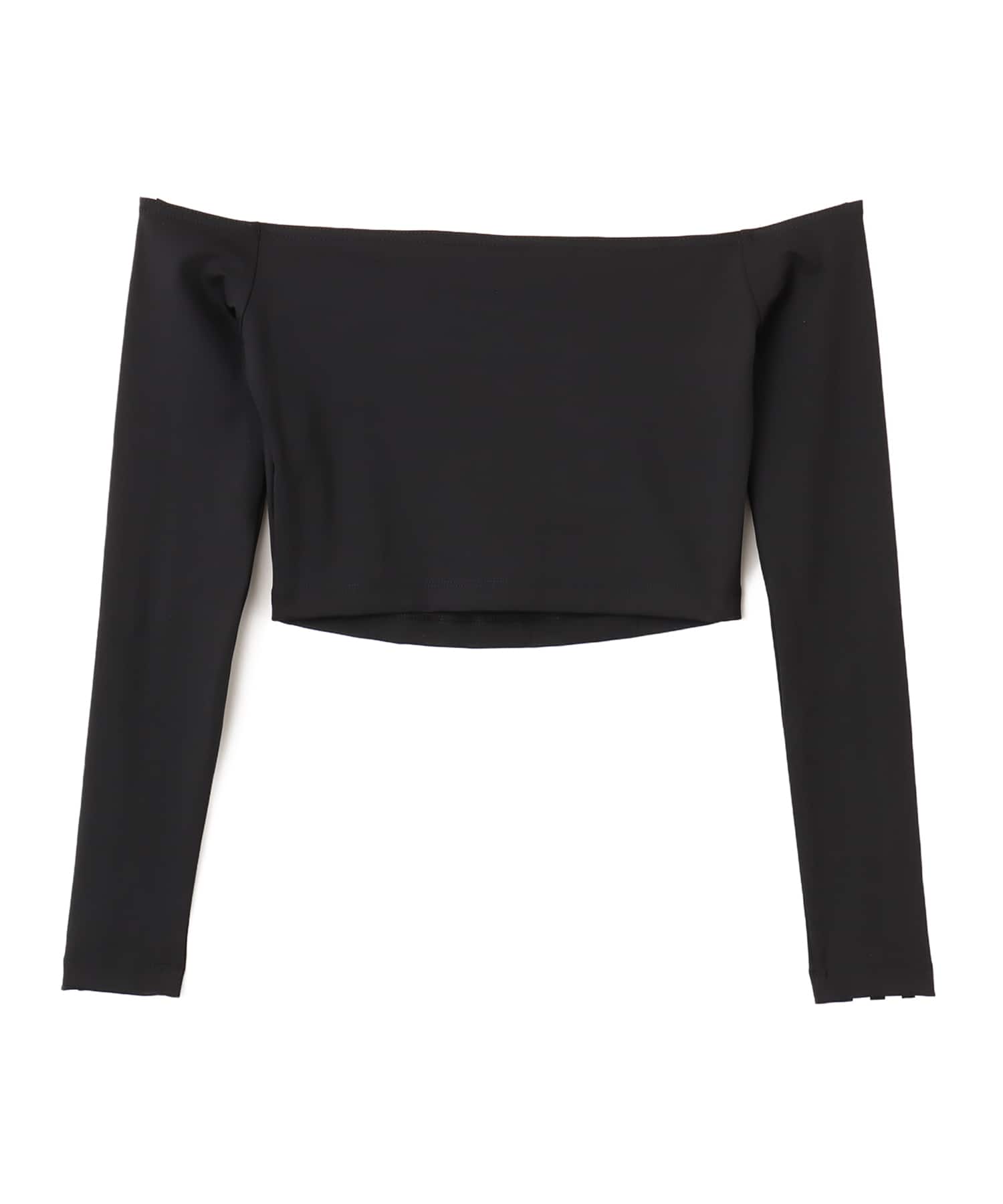 adidas OFF SHOULDER LONG SLEEVE ブラックの画像