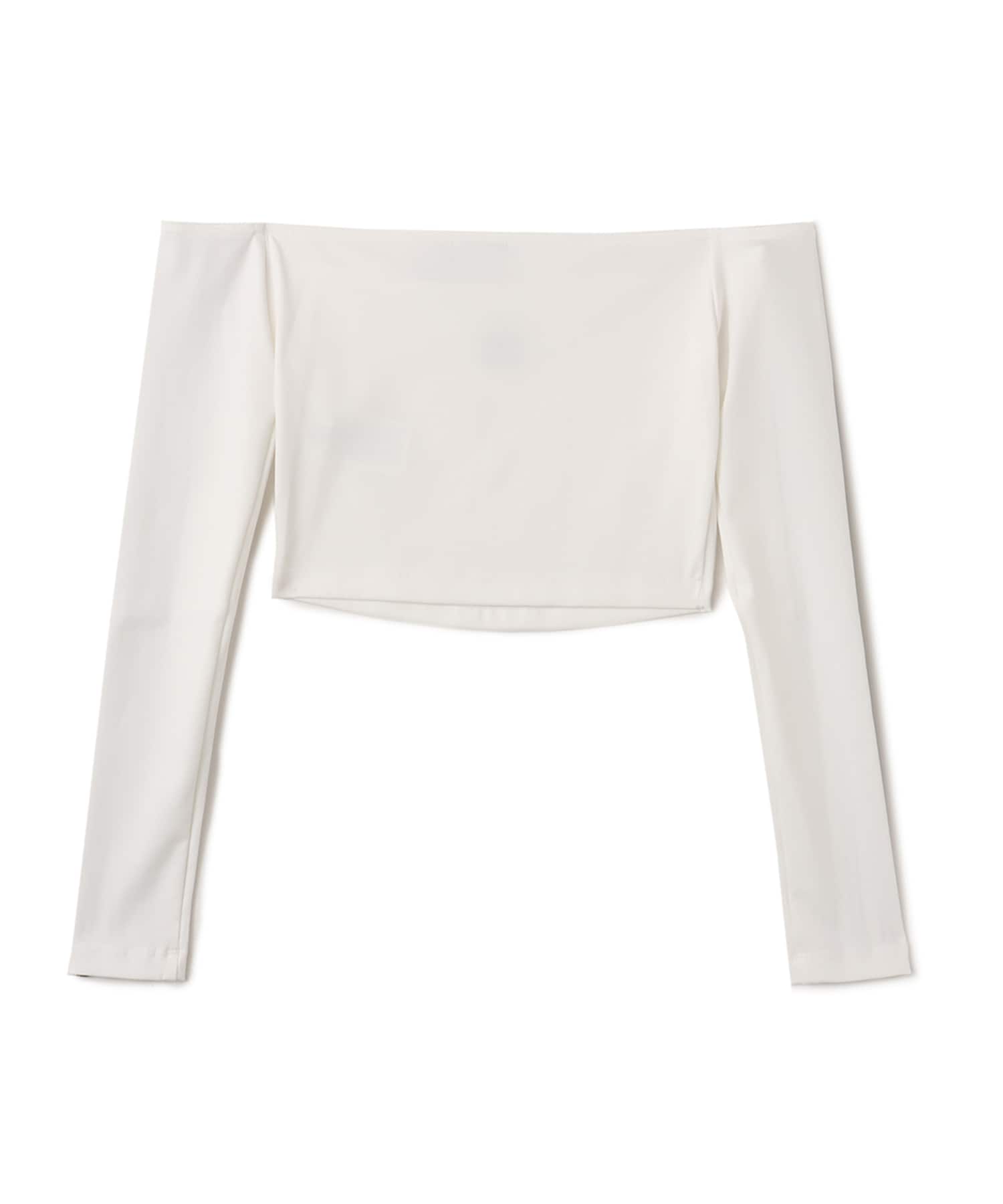 adidas OFF SHOULDER LONG SLEEVE ホワイトの画像