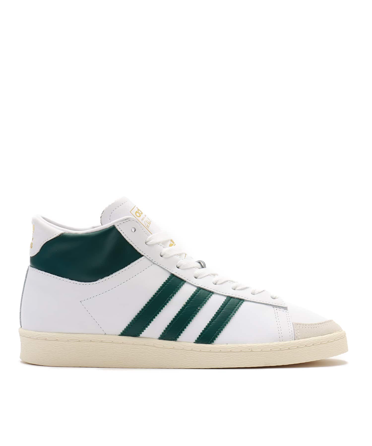 adidas JABBAR HI FOOT WEAR WHITE/COLLEGE GREEN/OFF WHITEの画像