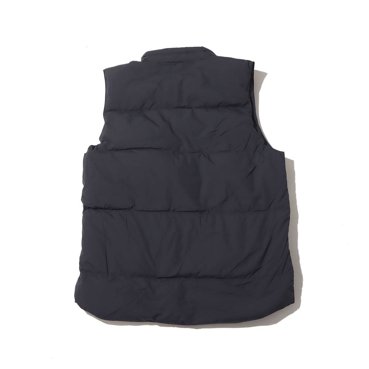 snow peak Recycled Nylon Ripstop Down Vest Black 22FA-Iの画像
