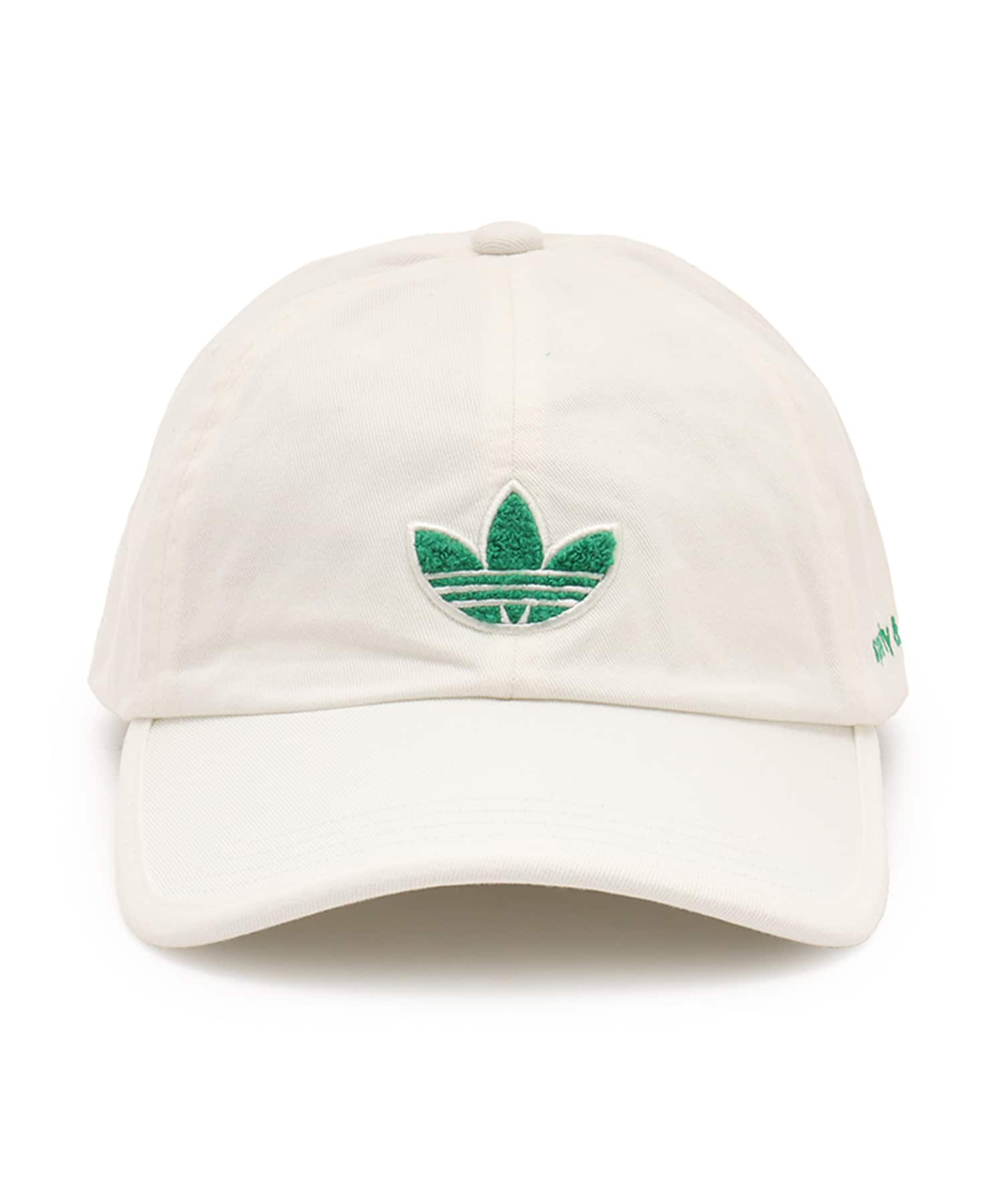 adidas SPORTY & RICH CAP チョークホワイト/グリーンの画像